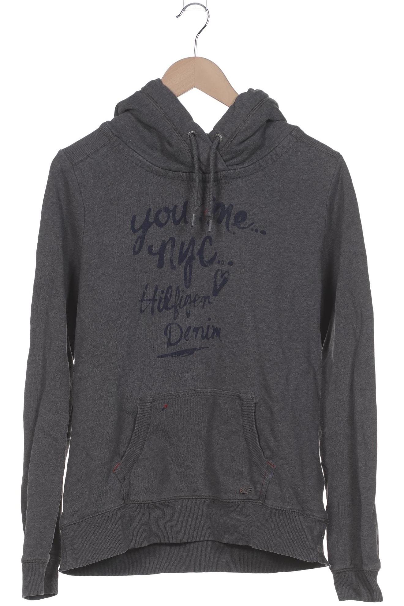 

Hilfiger Denim Damen Kapuzenpullover, grau, Gr. 44