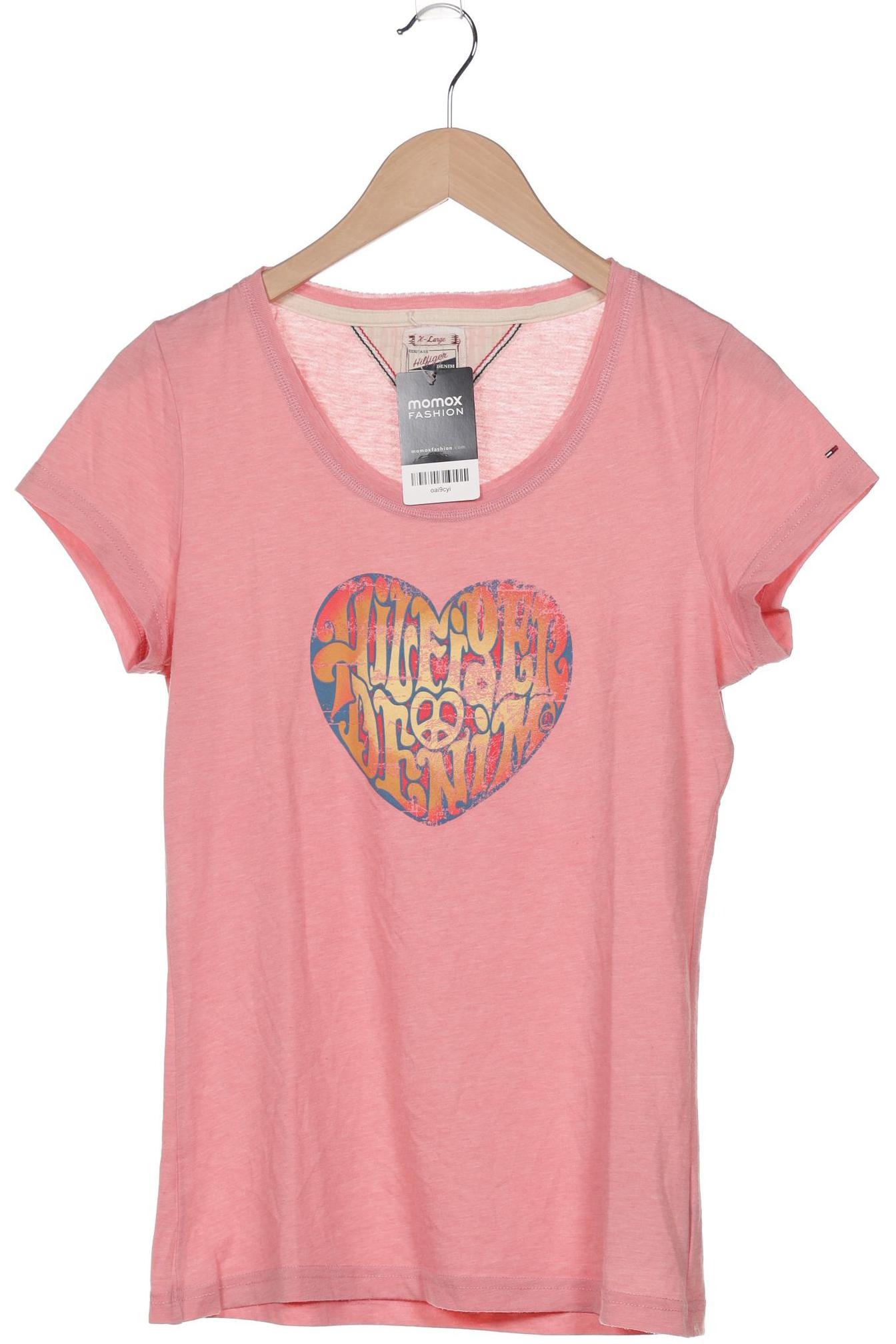 

Hilfiger Denim Damen T-Shirt, pink, Gr. 44