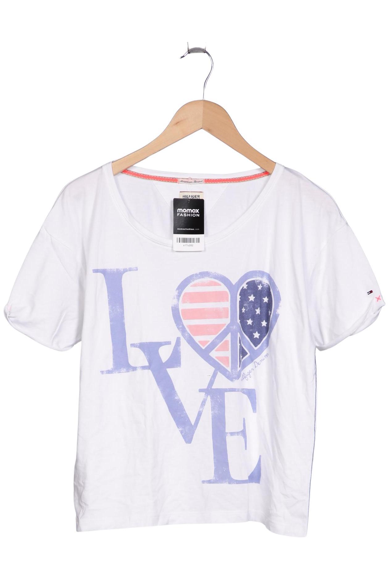 

Hilfiger Denim Damen T-Shirt, weiß, Gr. 36