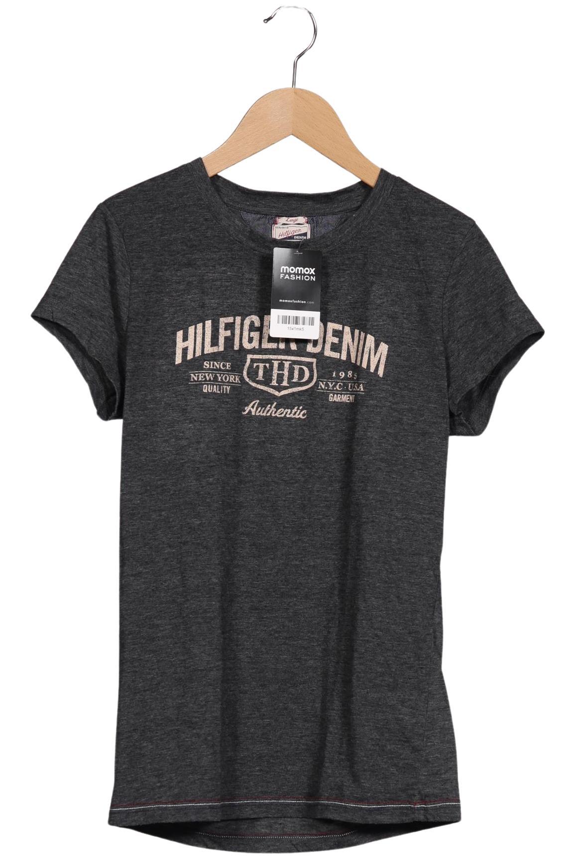 

Hilfiger Denim Damen T-Shirt, grau, Gr. 42