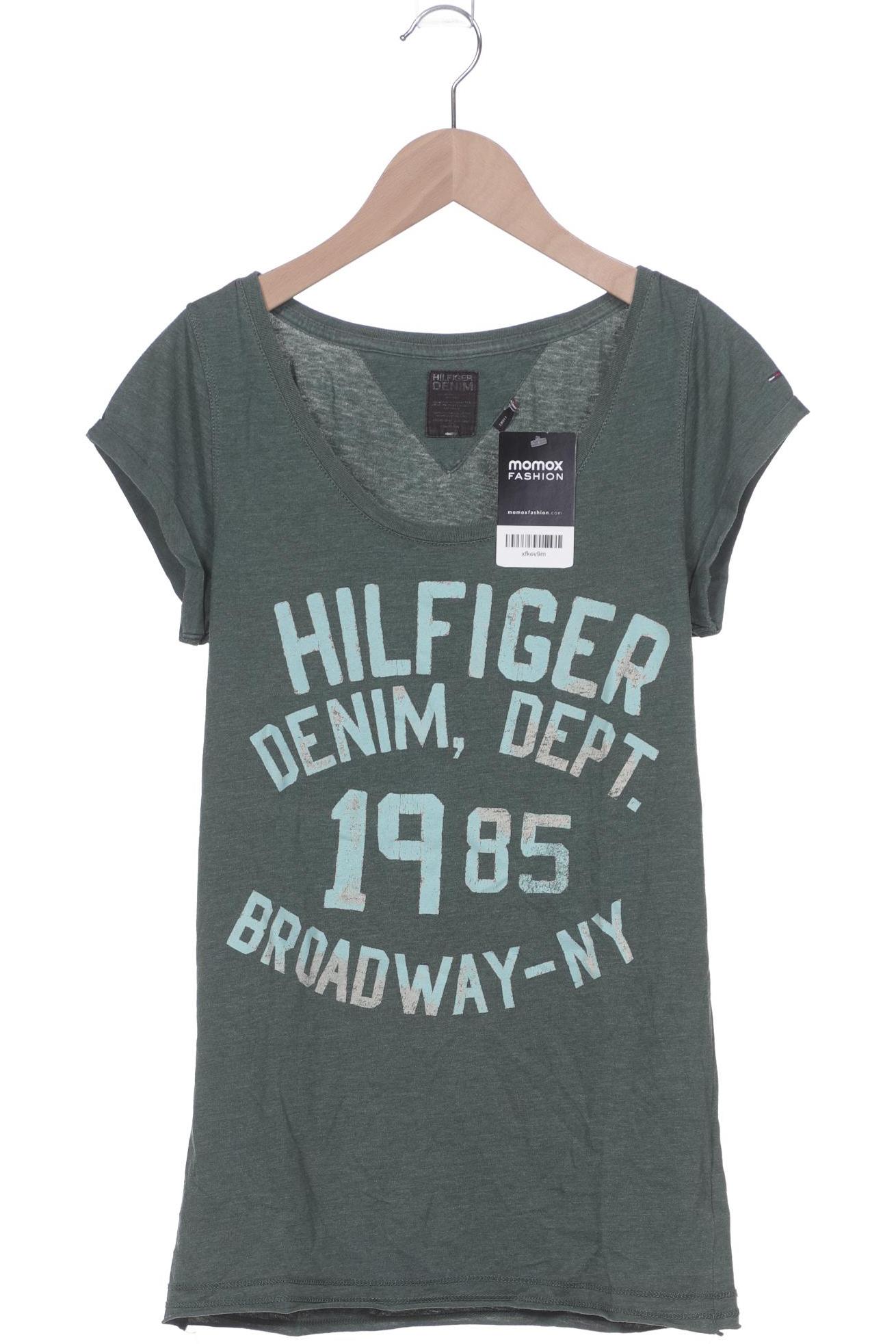 

Hilfiger Denim Damen T-Shirt, grün, Gr. 36