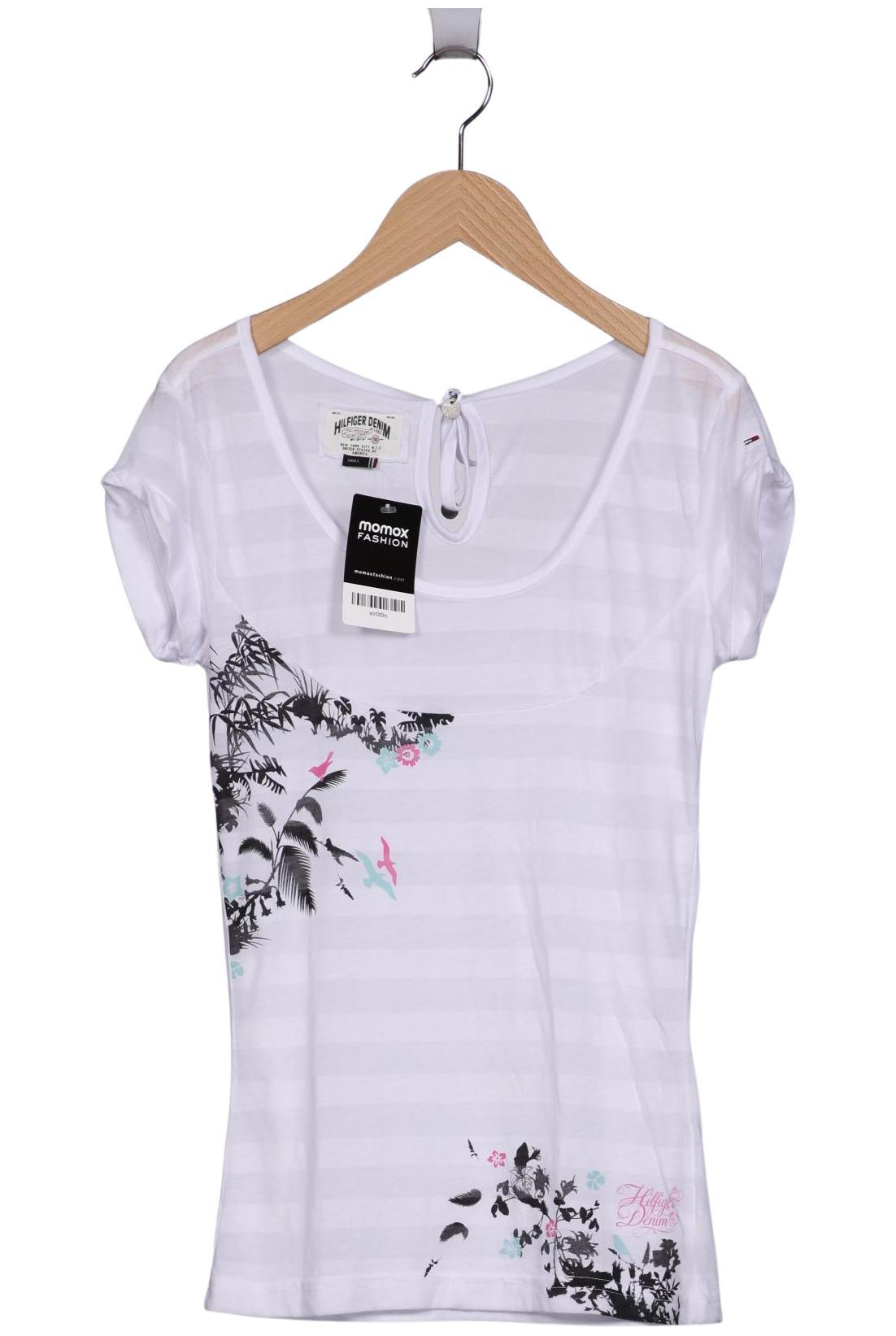 

Hilfiger Denim Damen T-Shirt, weiß, Gr. 36