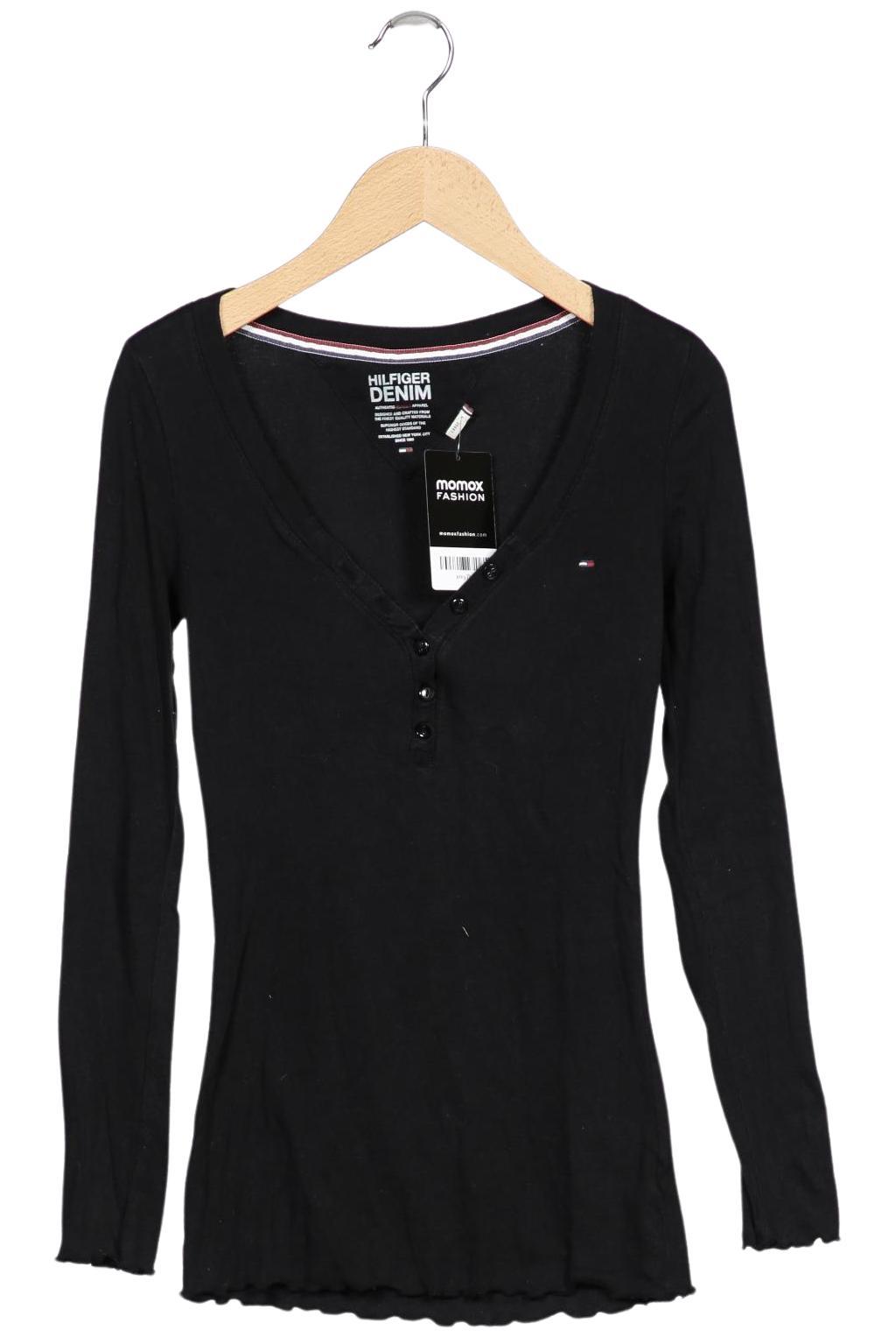 

Hilfiger Denim Damen Langarmshirt, schwarz, Gr. 42