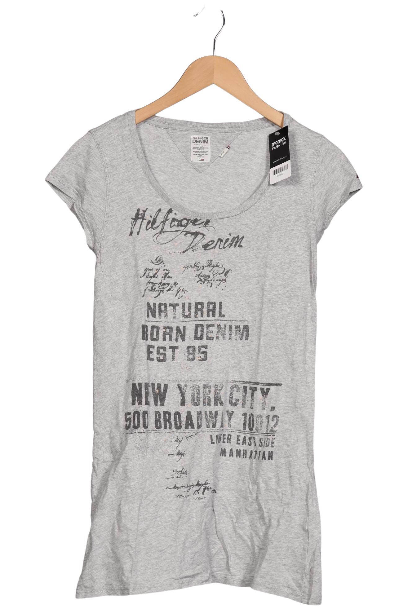 

Hilfiger Denim Damen T-Shirt, grau, Gr. 42
