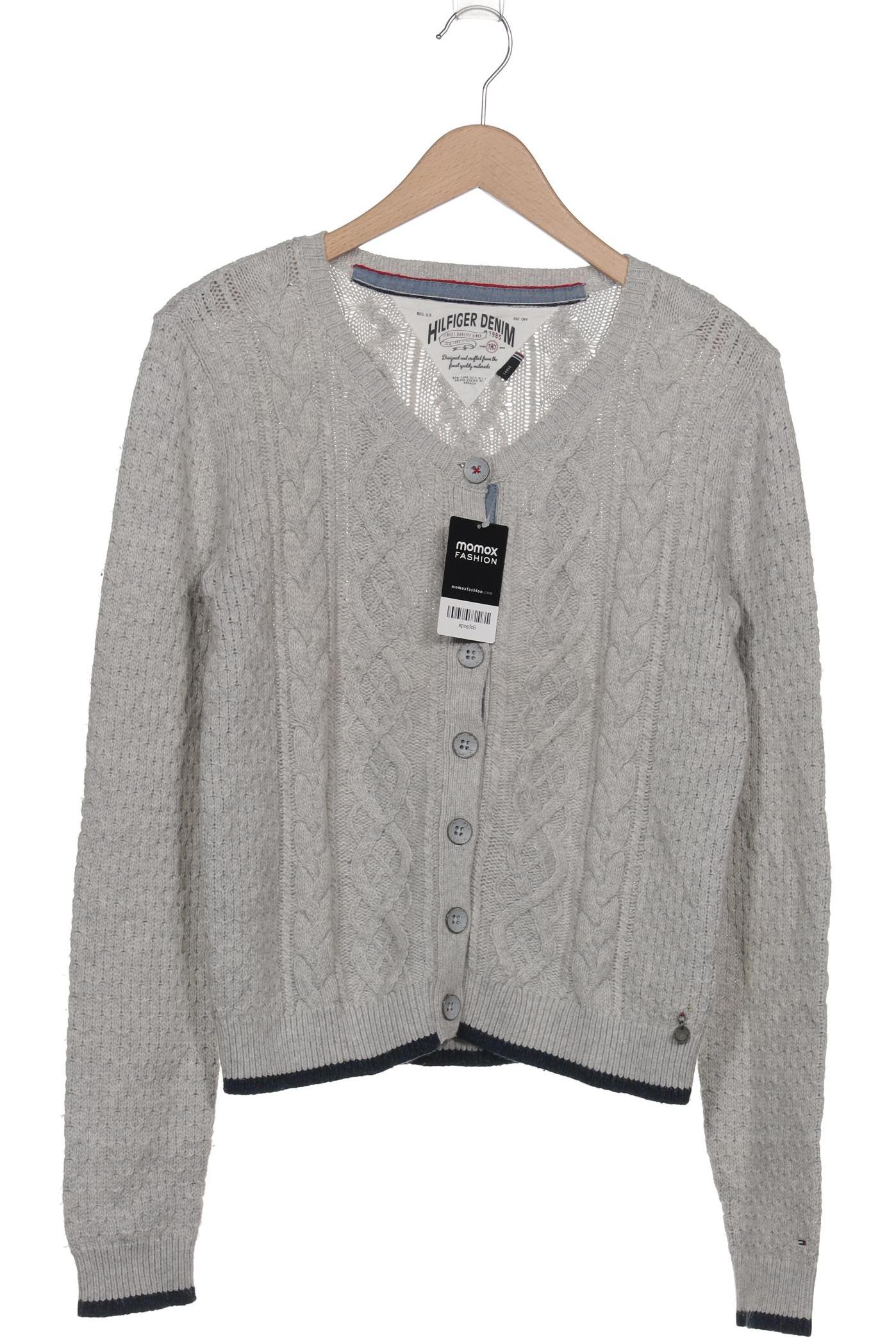 

Hilfiger Denim Damen Strickjacke, grau, Gr. 42