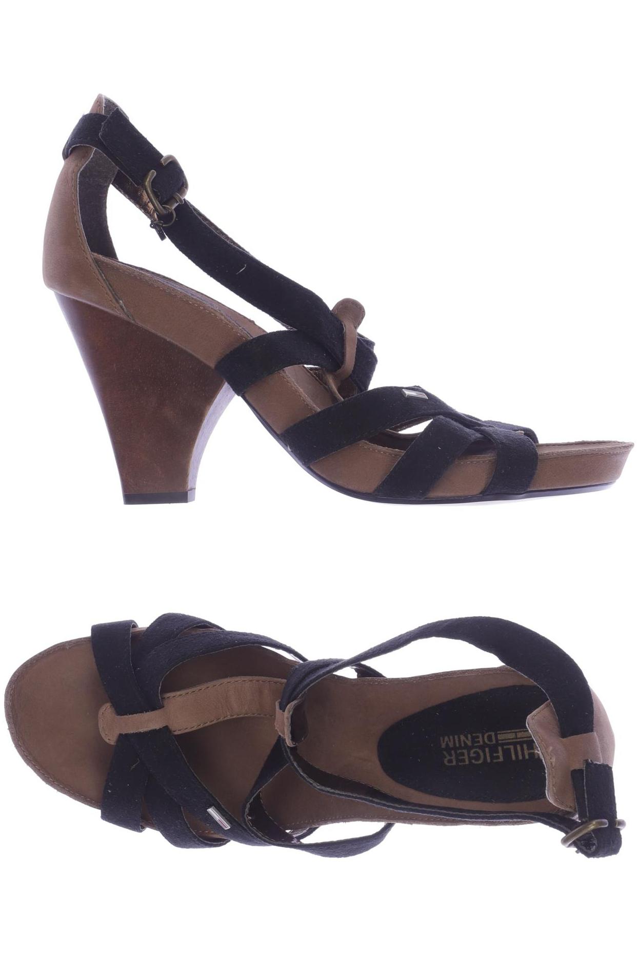 

HILFIGER DENIM Damen Sandale, schwarz