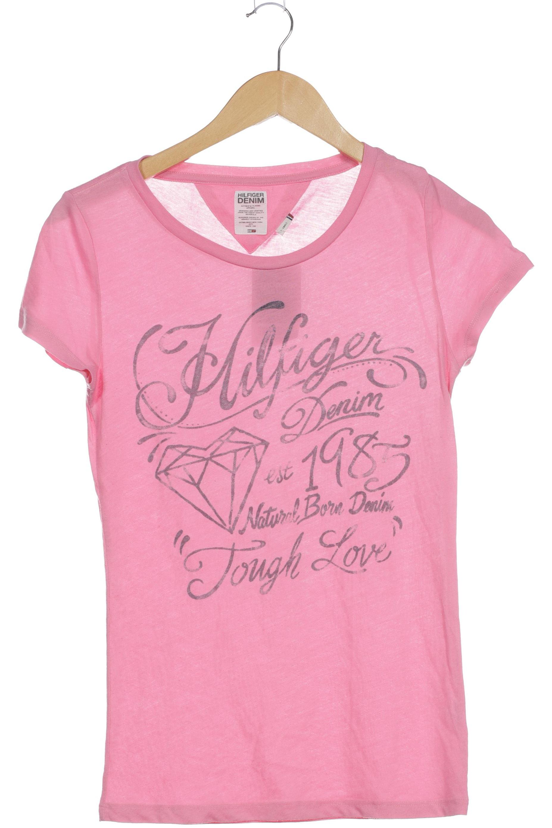 

Hilfiger Denim Damen T-Shirt, pink, Gr. 34