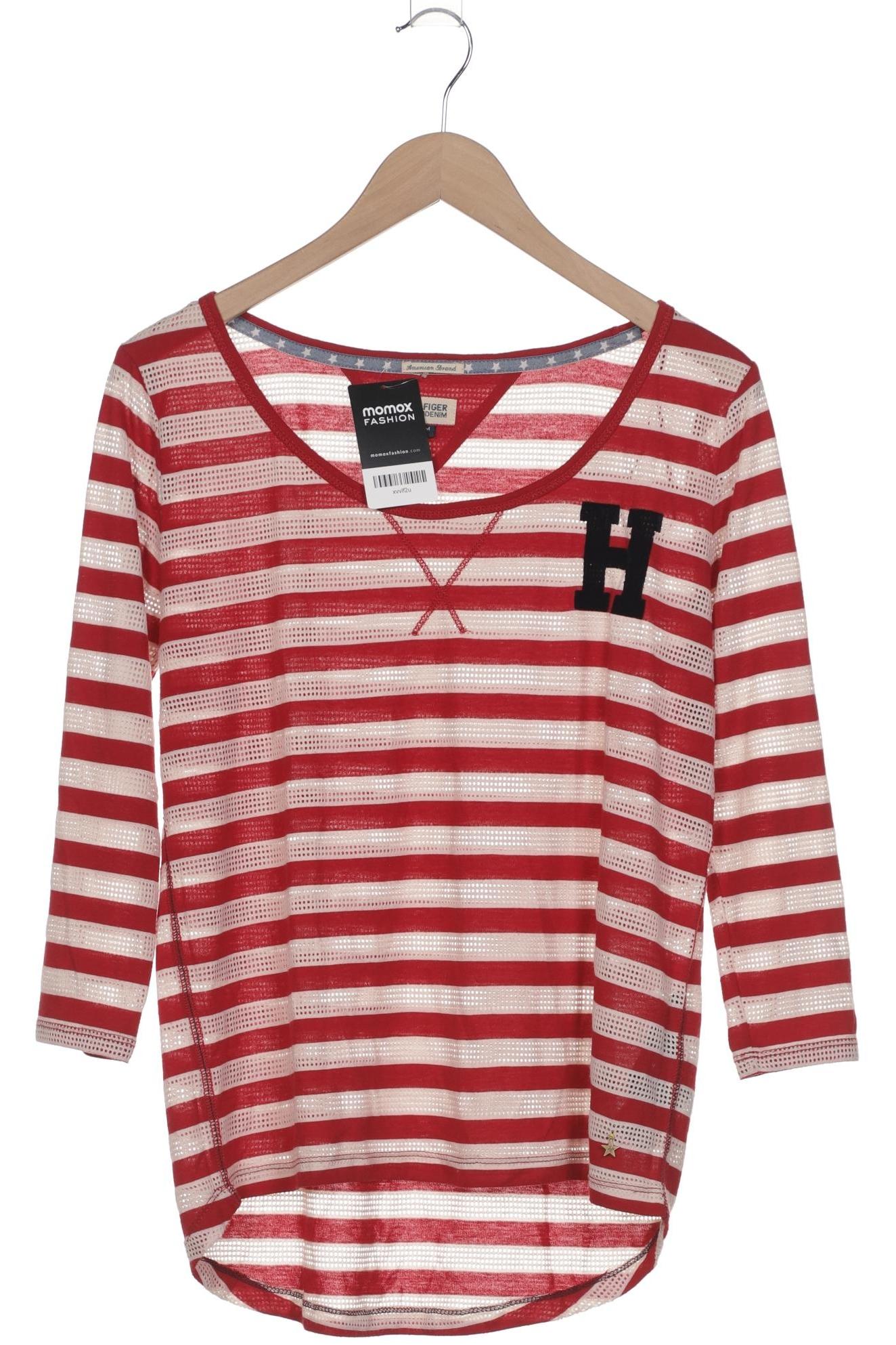 

Hilfiger Denim Damen Langarmshirt, rot, Gr. 38