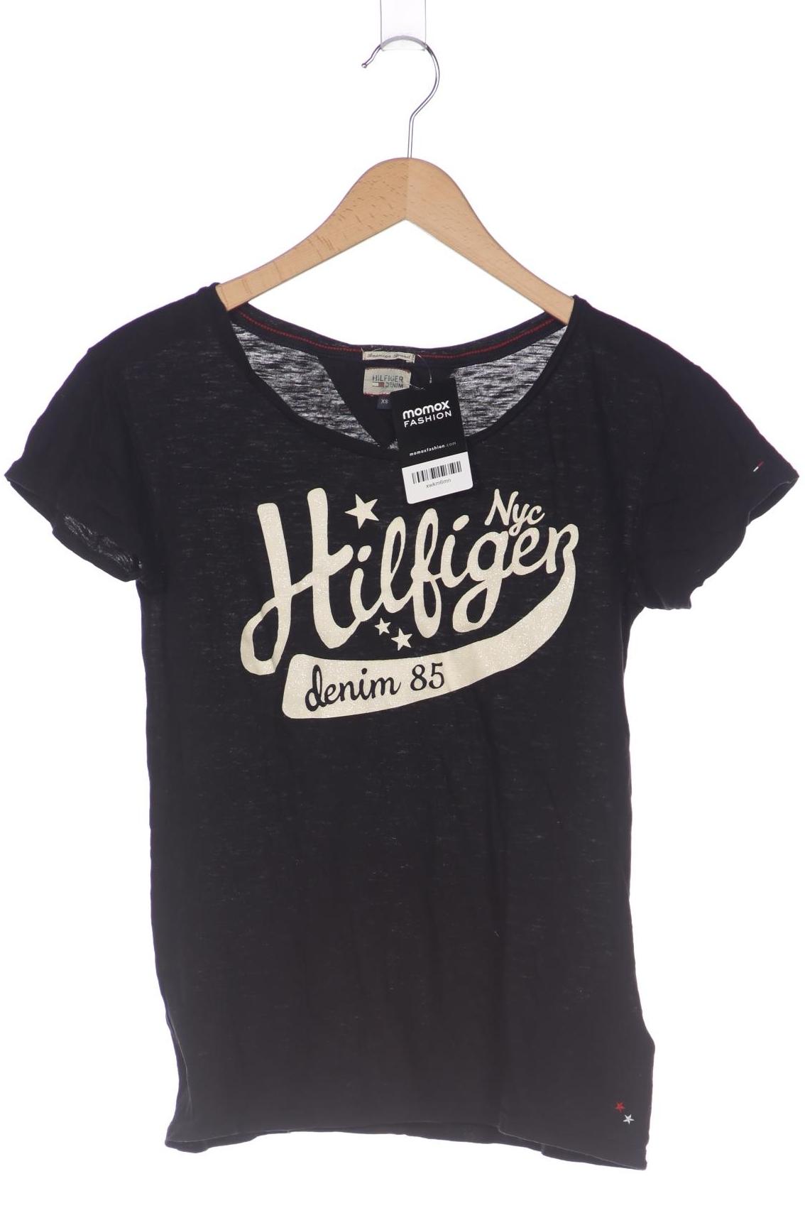 

Hilfiger Denim Damen T-Shirt, schwarz, Gr. 34