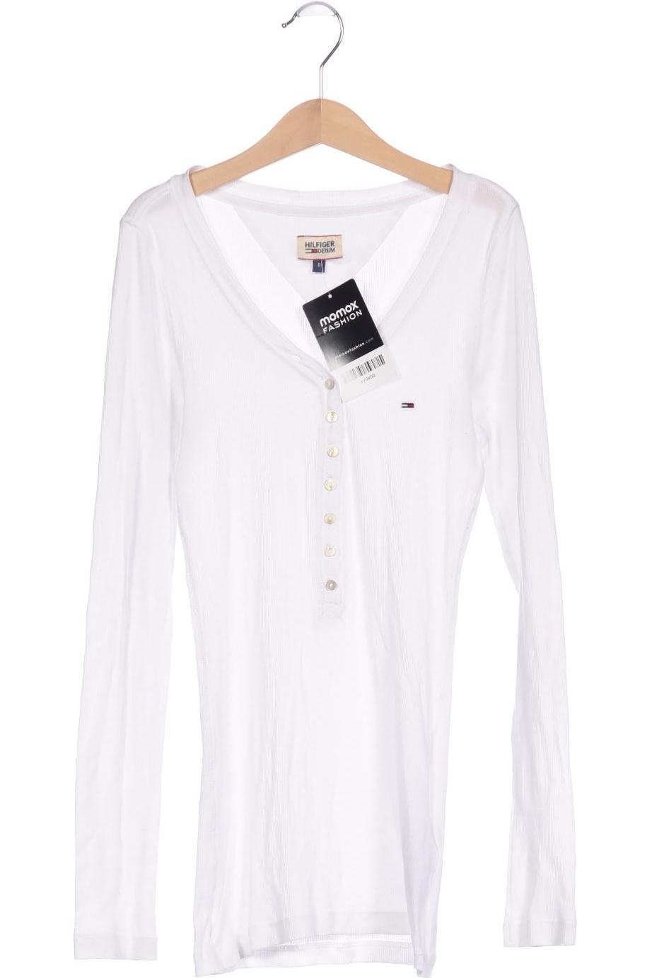 

Hilfiger Denim Damen Langarmshirt, weiß, Gr. 36