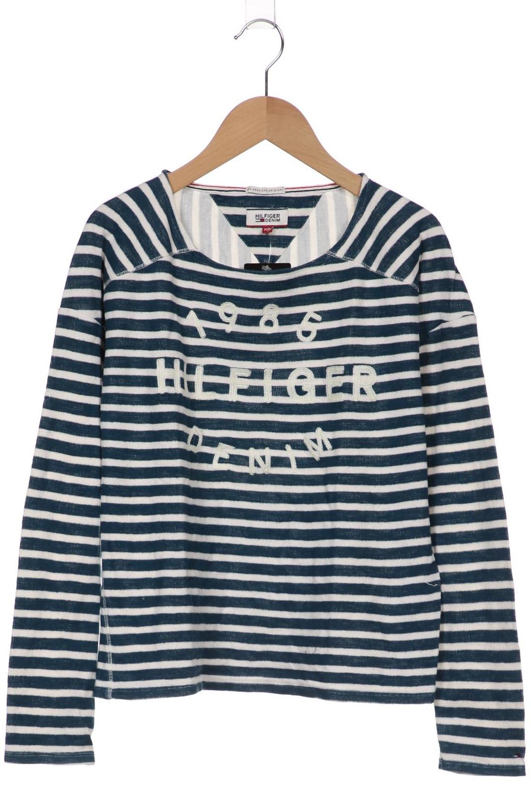 

HILFIGER DENIM Damen Langarmshirt, marineblau