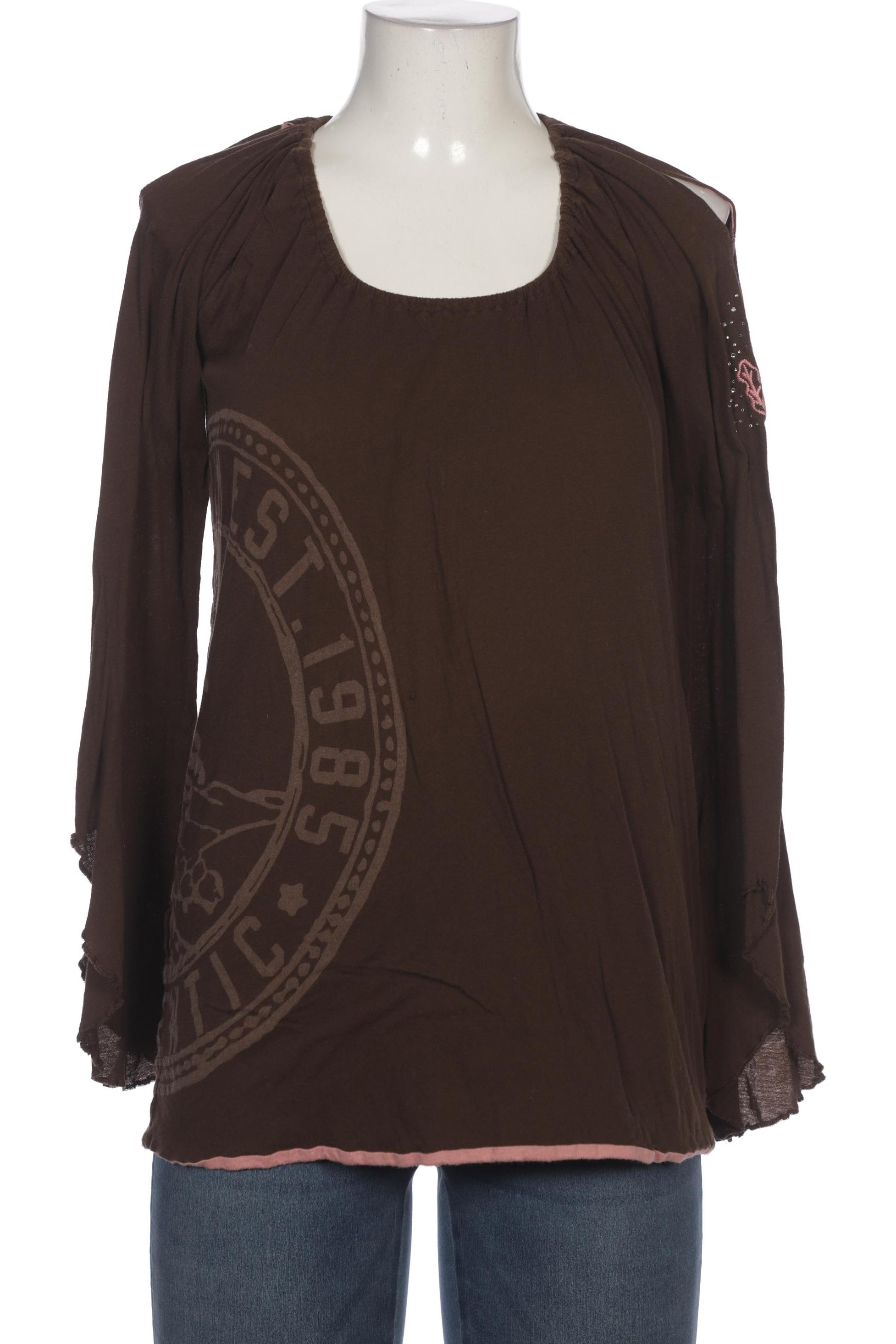 

Hilfiger Denim Damen Langarmshirt, braun, Gr. 42