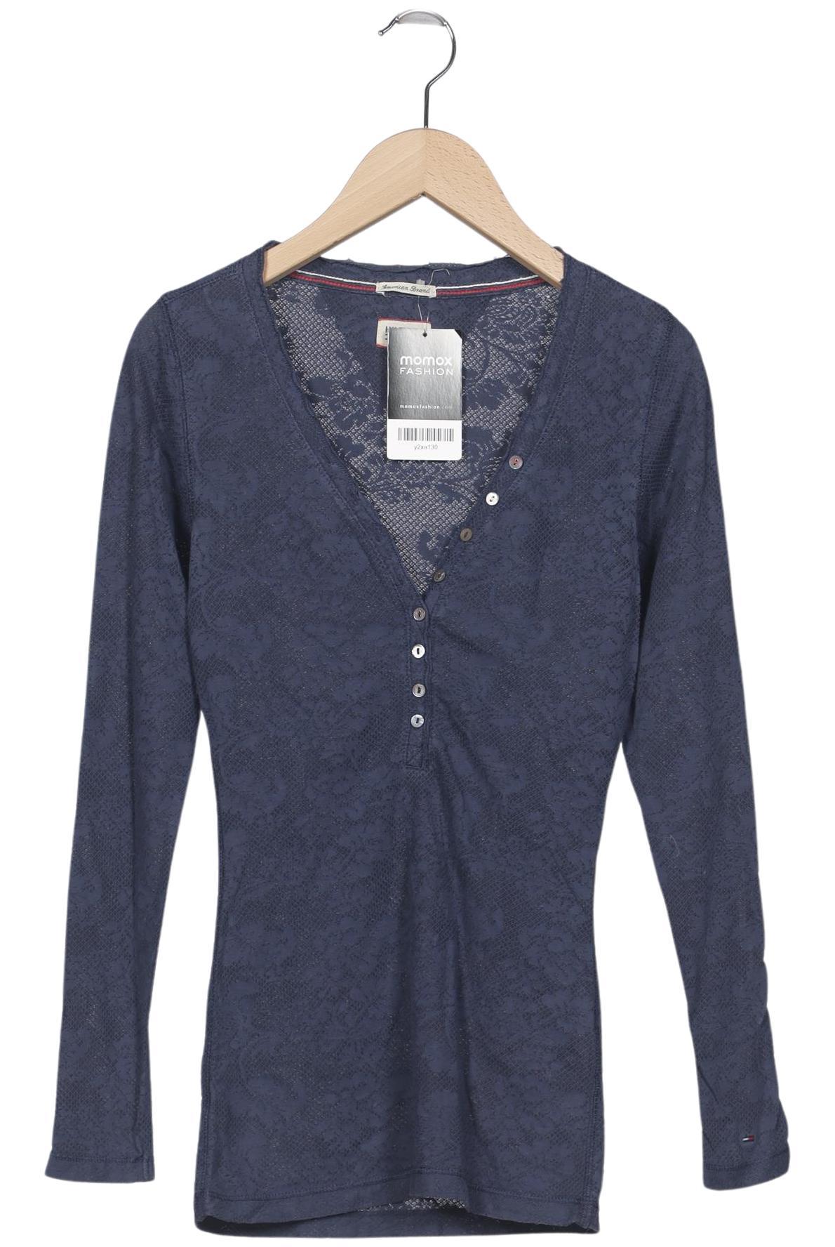 

Hilfiger Denim Damen Langarmshirt, marineblau, Gr. 34