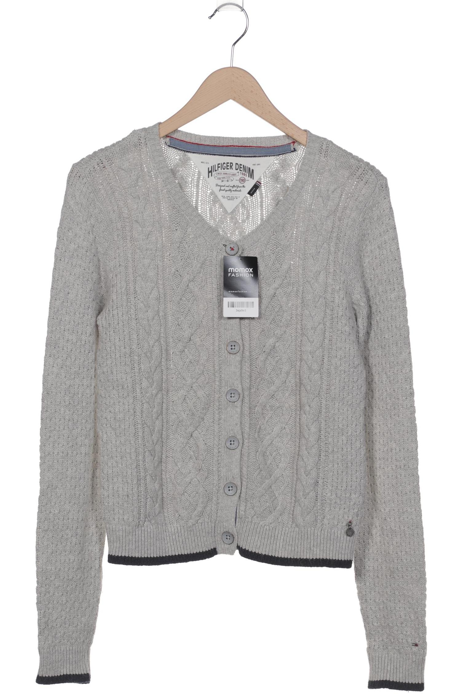 

Hilfiger Denim Damen Strickjacke, grau, Gr. 38