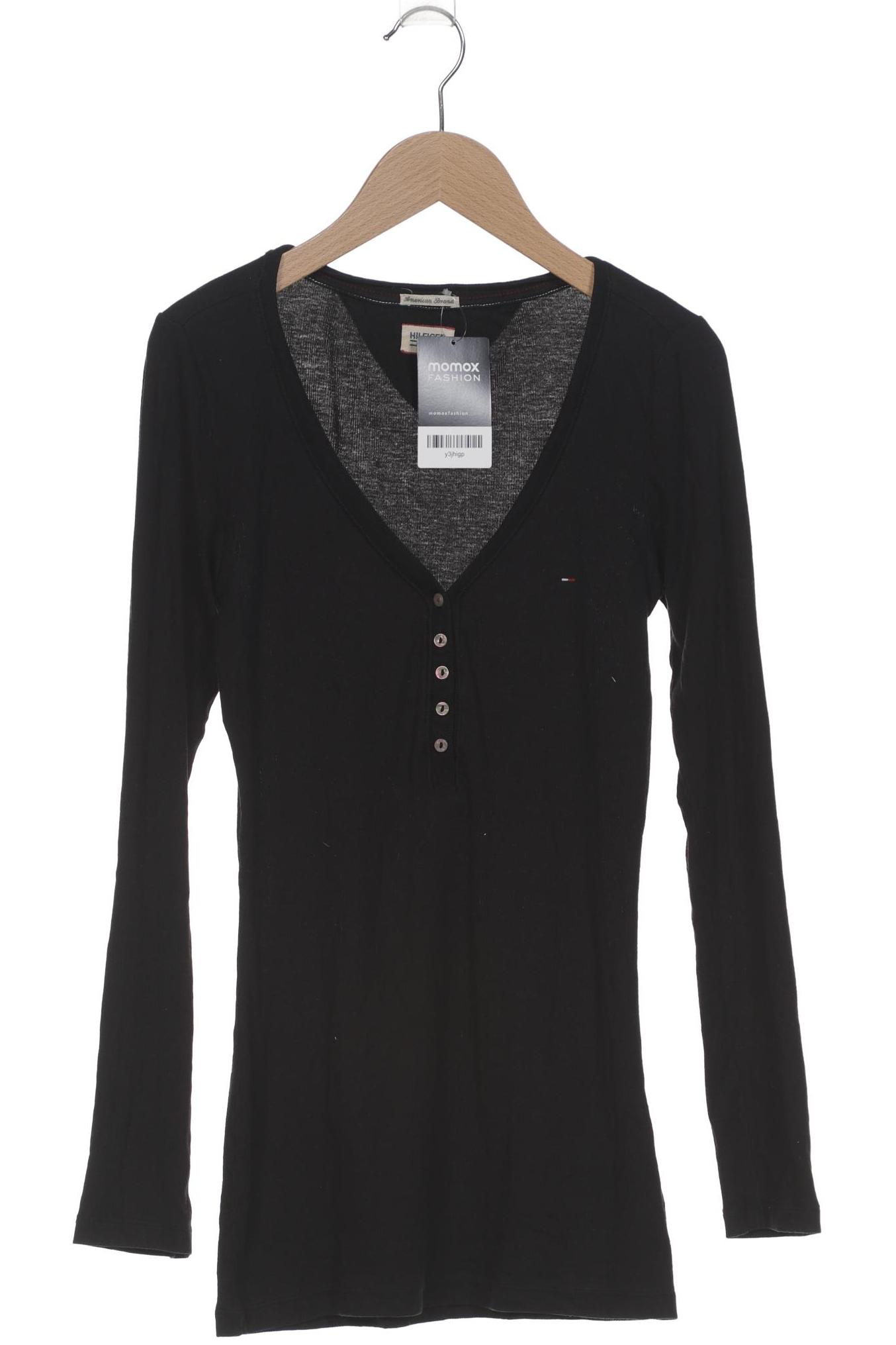 

Hilfiger Denim Damen Langarmshirt, schwarz, Gr. 42