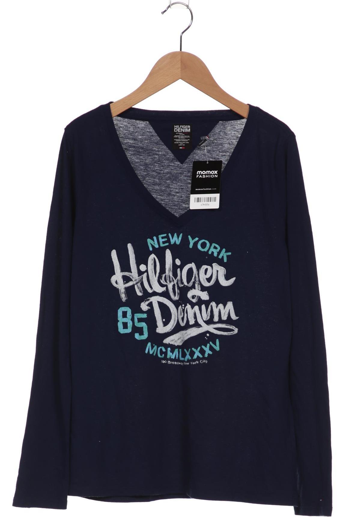 

HILFIGER DENIM Damen Langarmshirt, marineblau