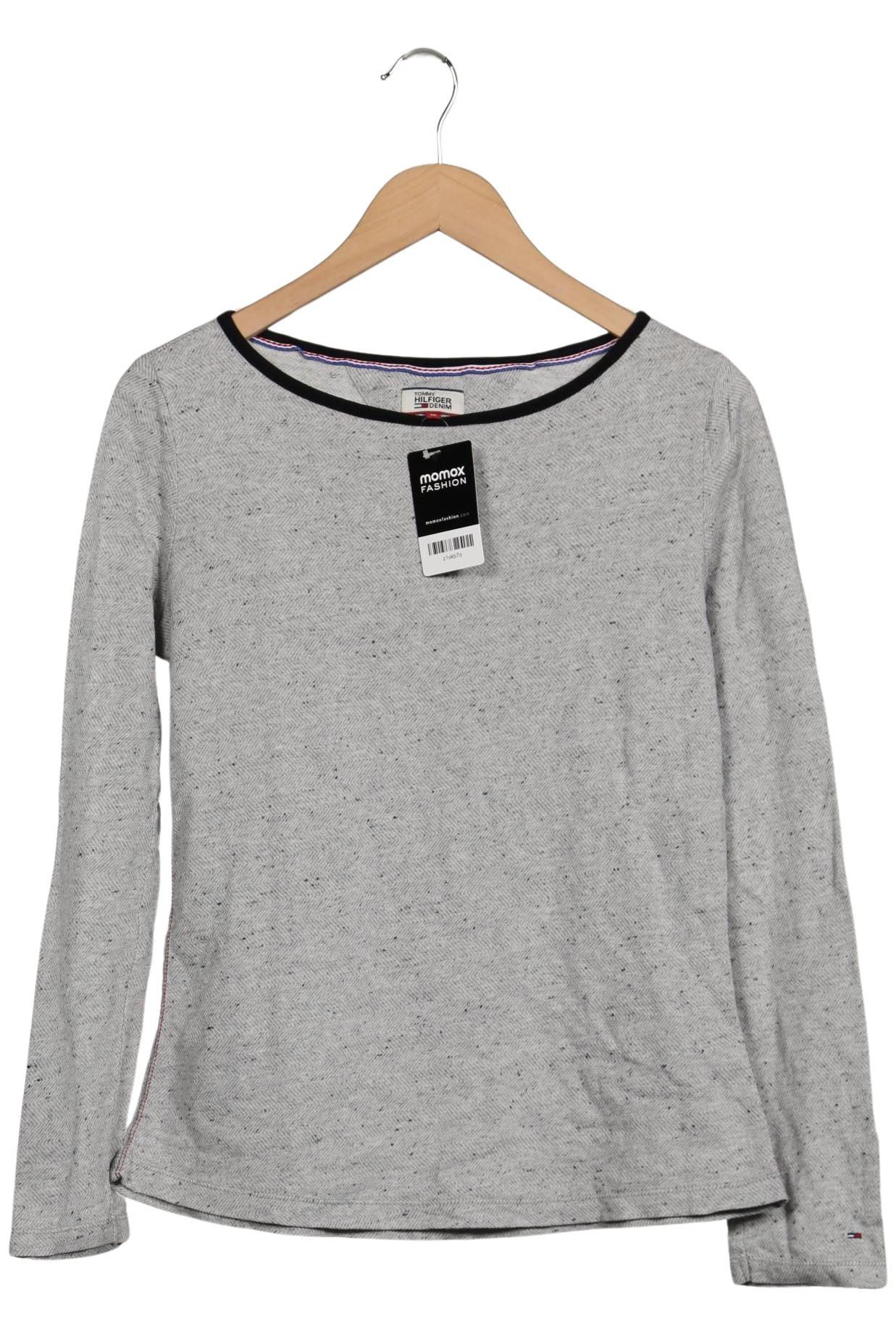 

Hilfiger Denim Damen Langarmshirt, grau, Gr. 38