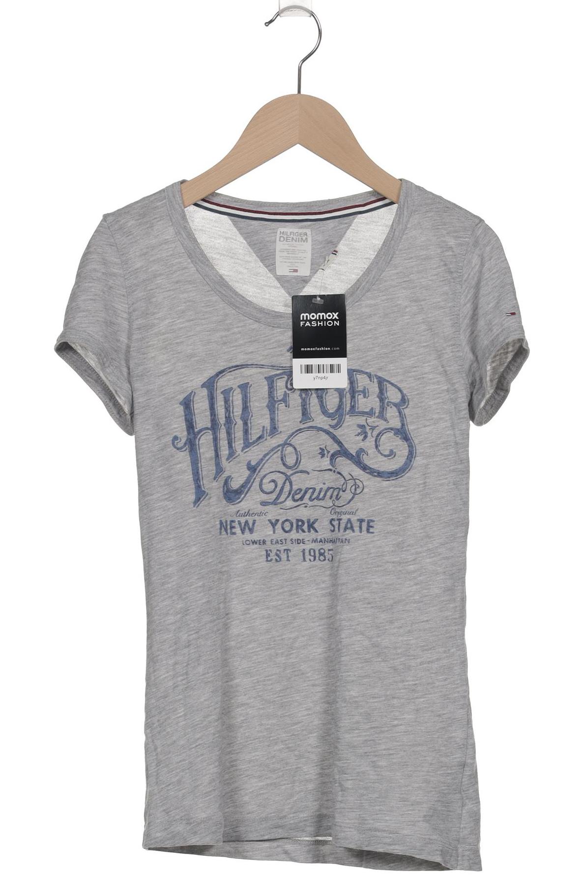 

Hilfiger Denim Damen T-Shirt, grau, Gr. 38