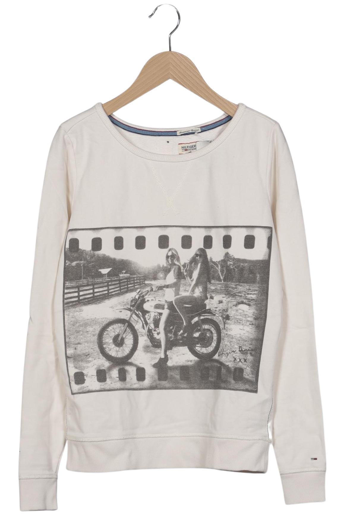 

Hilfiger Denim Damen Sweatshirt, cremeweiß, Gr. 36