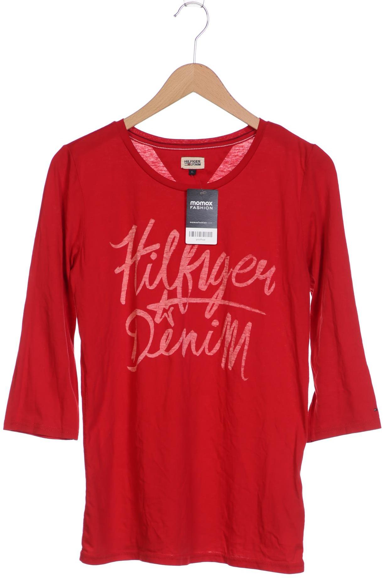 

HILFIGER DENIM Damen Langarmshirt, rot