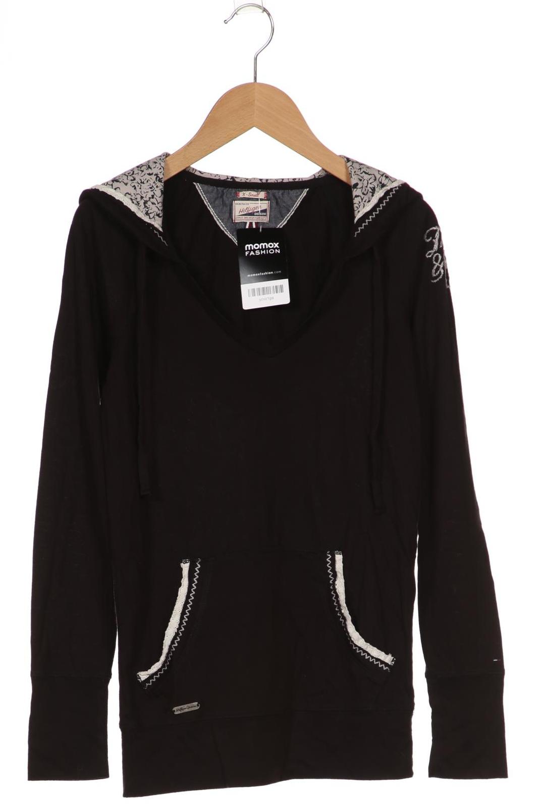

HILFIGER DENIM Damen Langarmshirt, schwarz