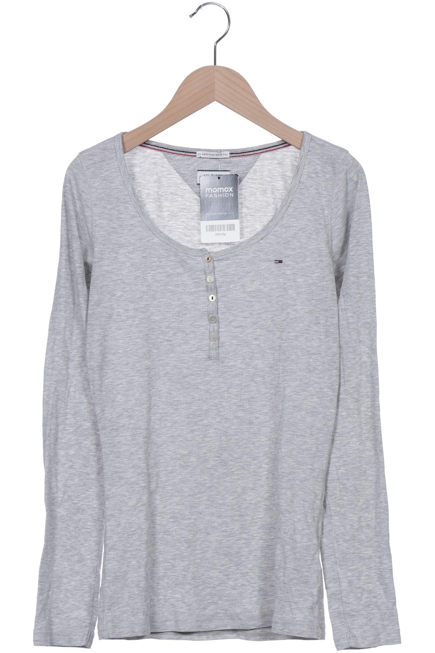 

Hilfiger Denim Damen Langarmshirt, grau, Gr. 42