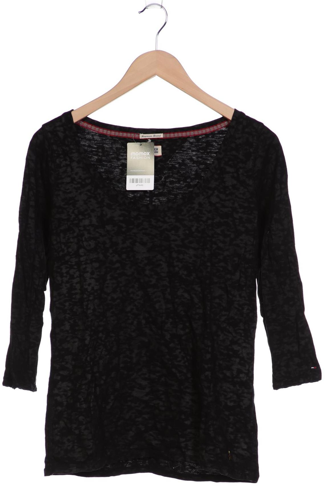 

Hilfiger Denim Damen Langarmshirt, schwarz, Gr. 38