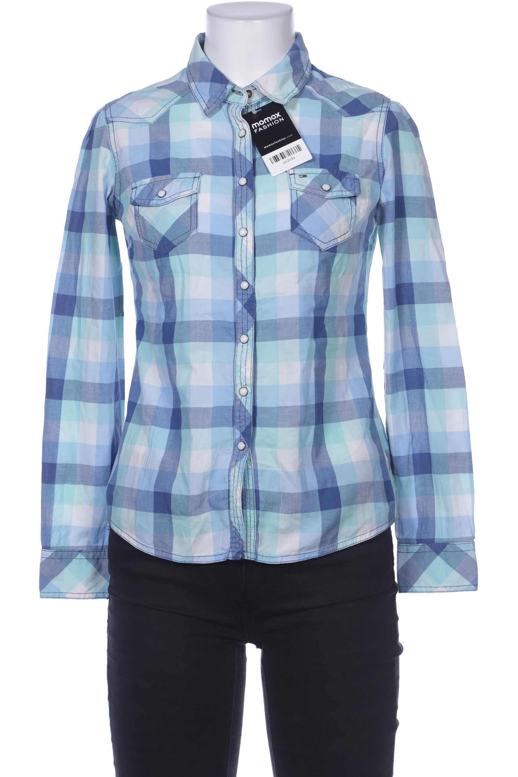 

Hilfiger Denim Damen Bluse, blau, Gr. 34
