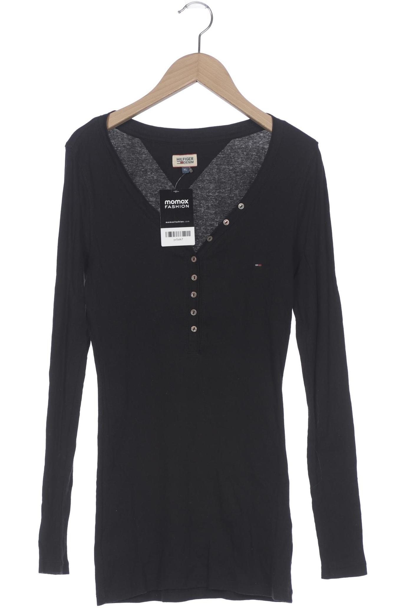 

Hilfiger Denim Damen Langarmshirt, schwarz, Gr. 44