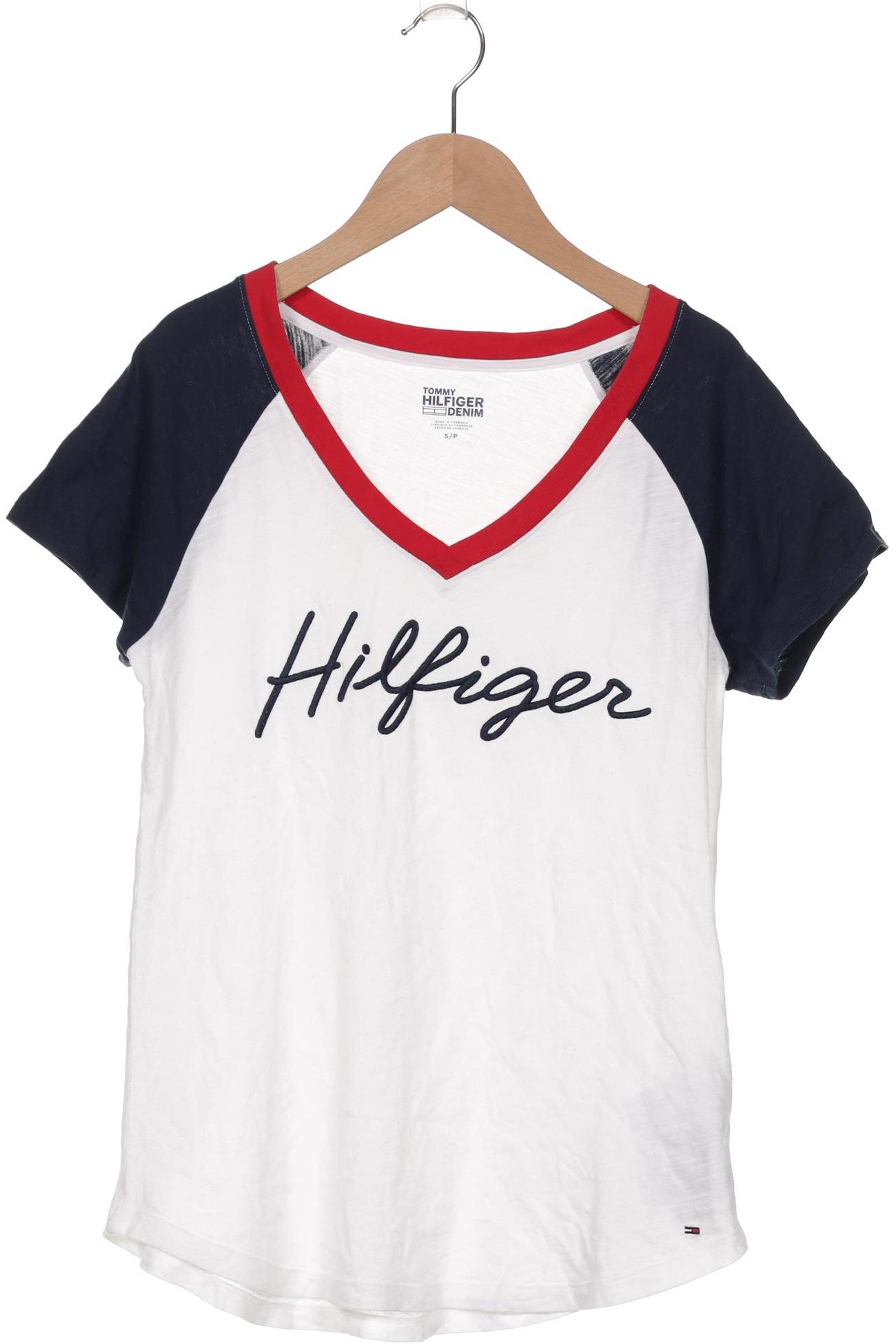 

Hilfiger Denim Damen T-Shirt, weiß, Gr. 36