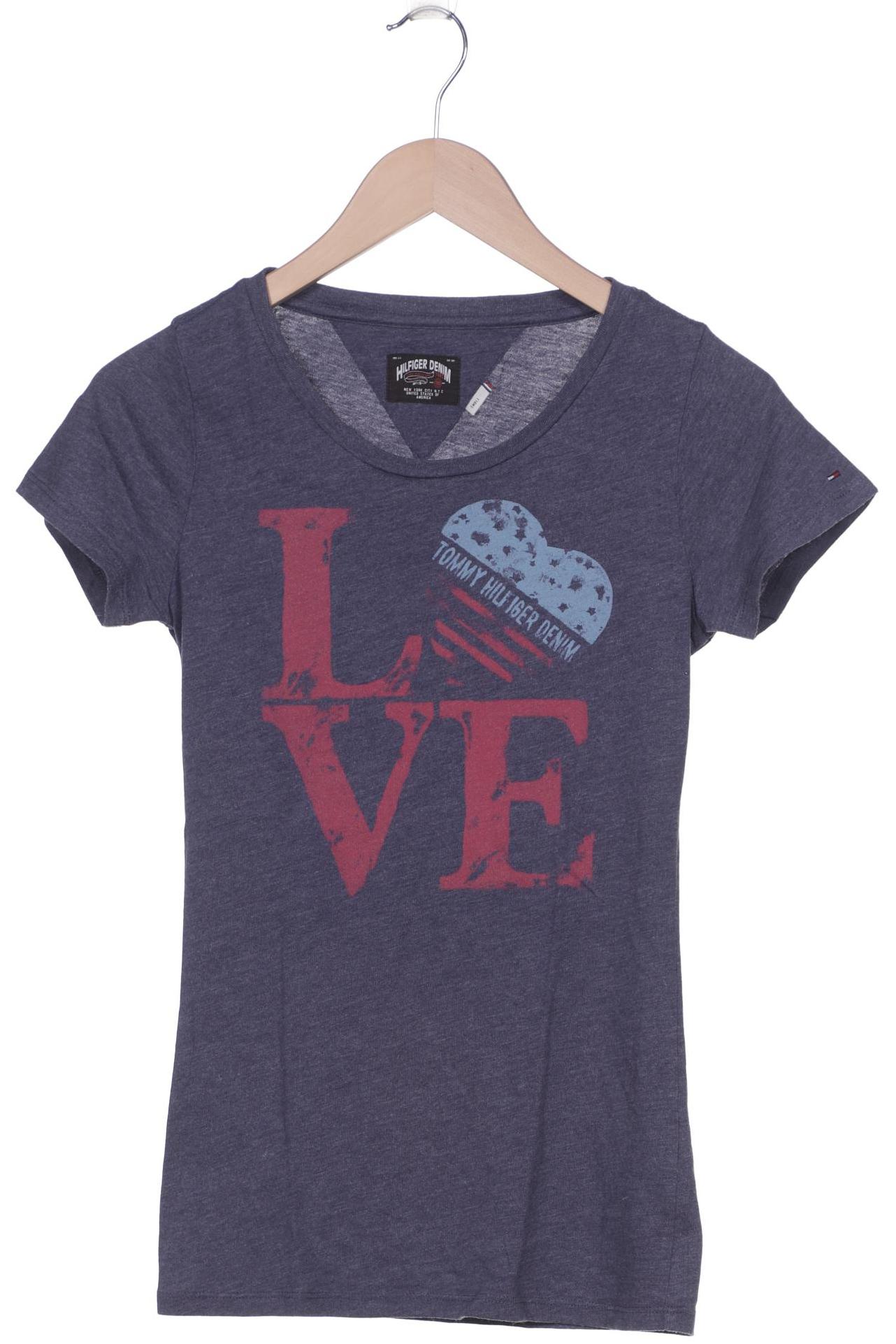 

HILFIGER DENIM Damen T-Shirt, marineblau