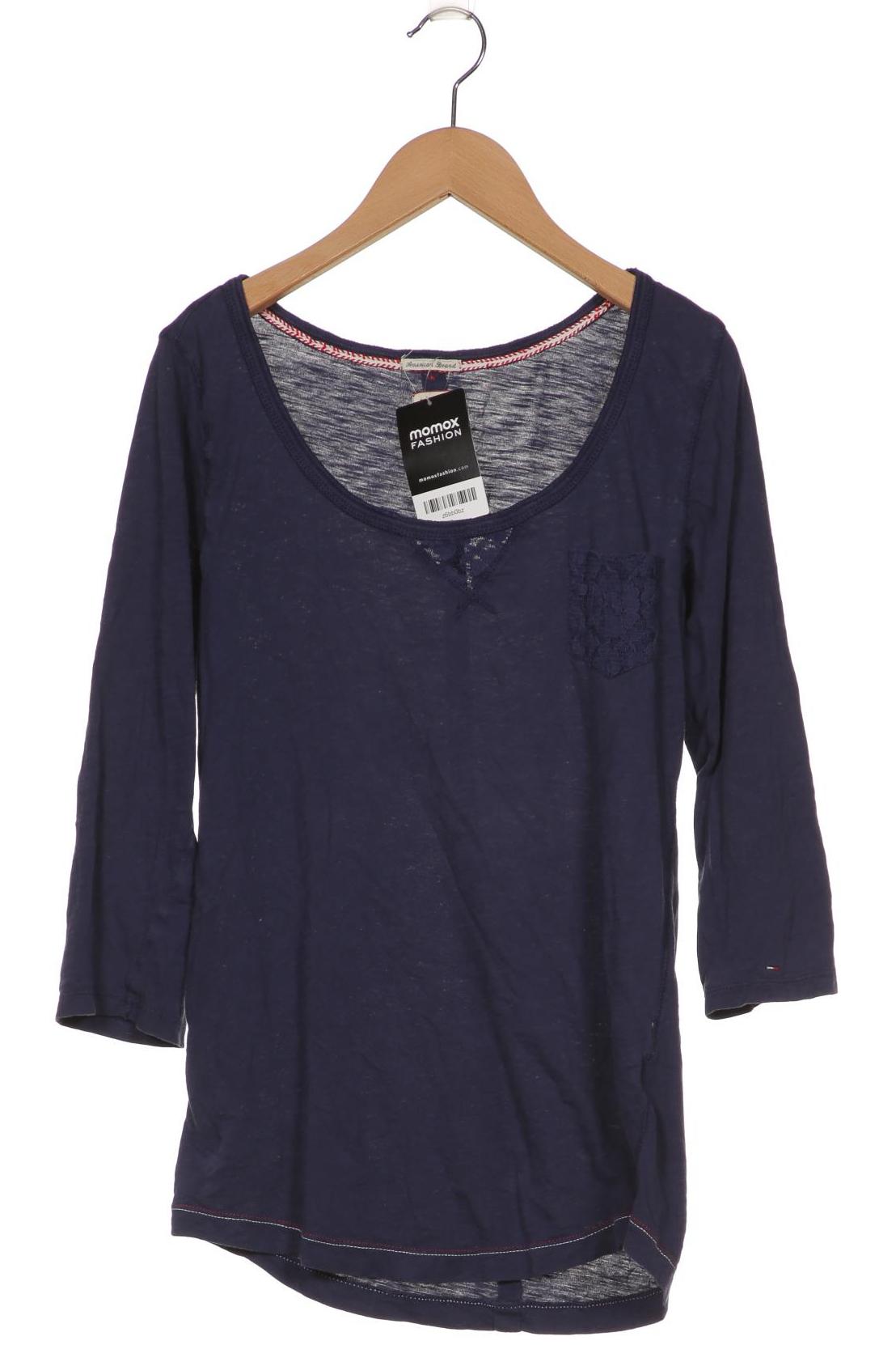 

HILFIGER DENIM Damen Langarmshirt, marineblau