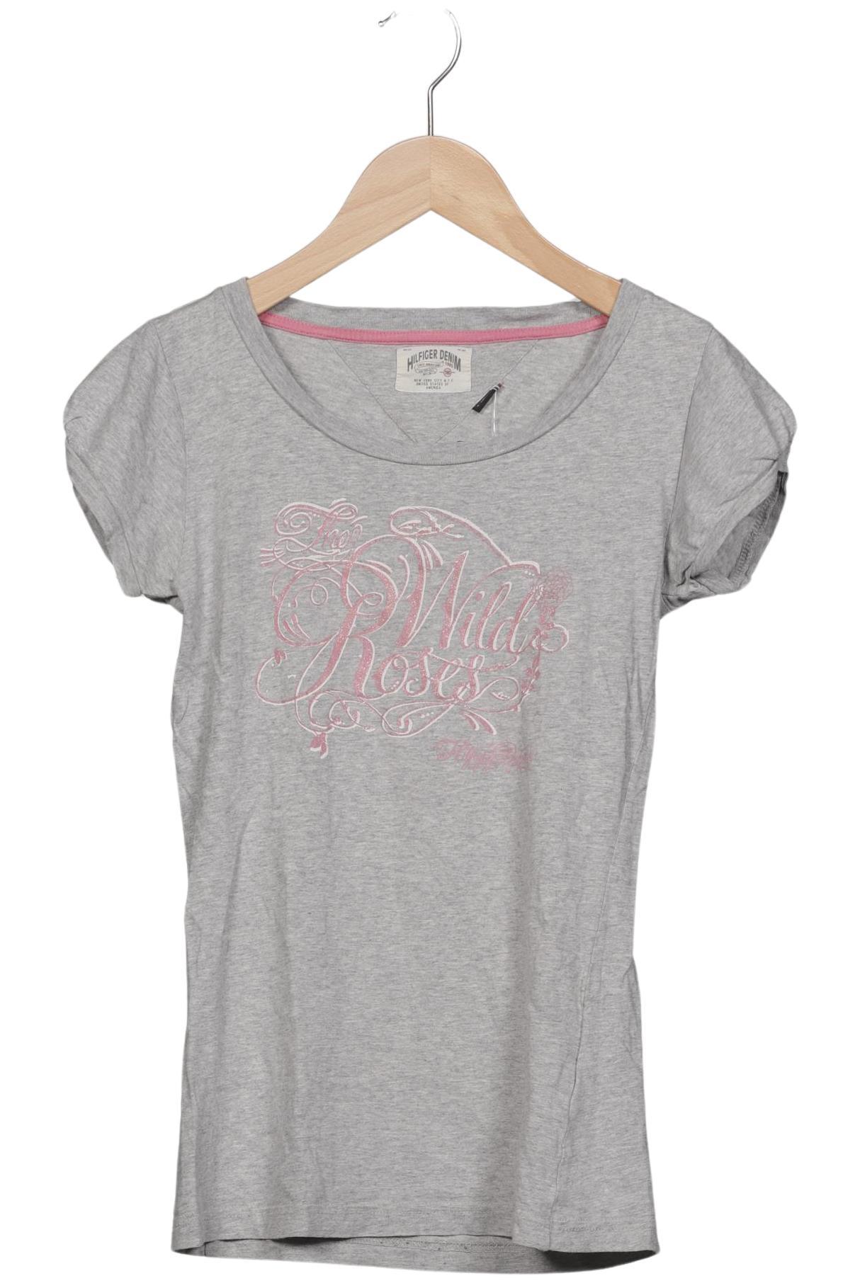 

Hilfiger Denim Damen T-Shirt, grau, Gr. 34