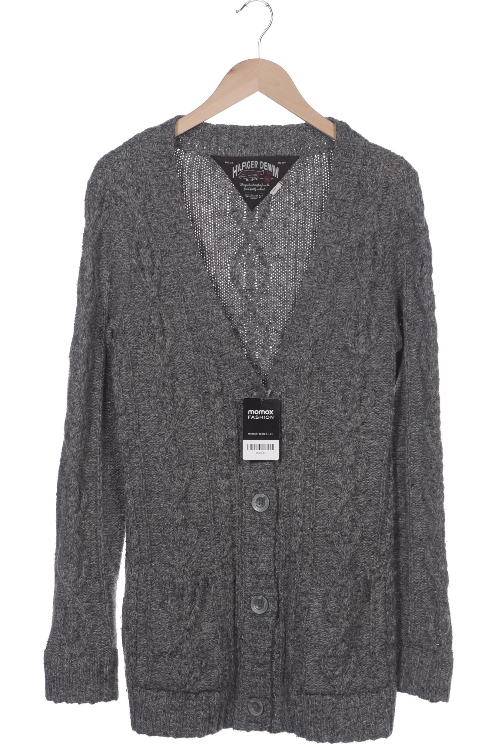 

Hilfiger Denim Damen Strickjacke, grau, Gr. 42