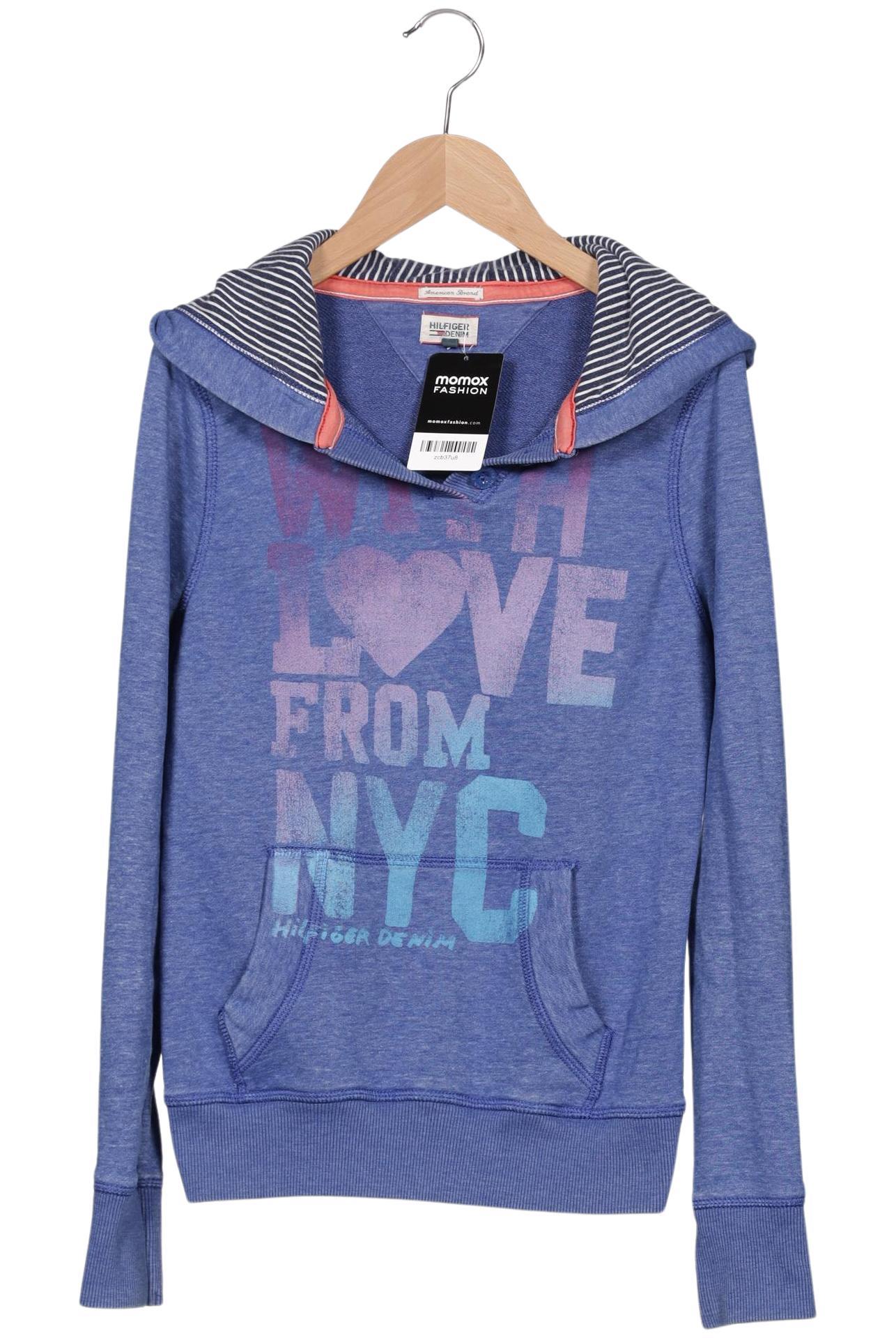 

Hilfiger Denim Damen Kapuzenpullover, blau, Gr. 36