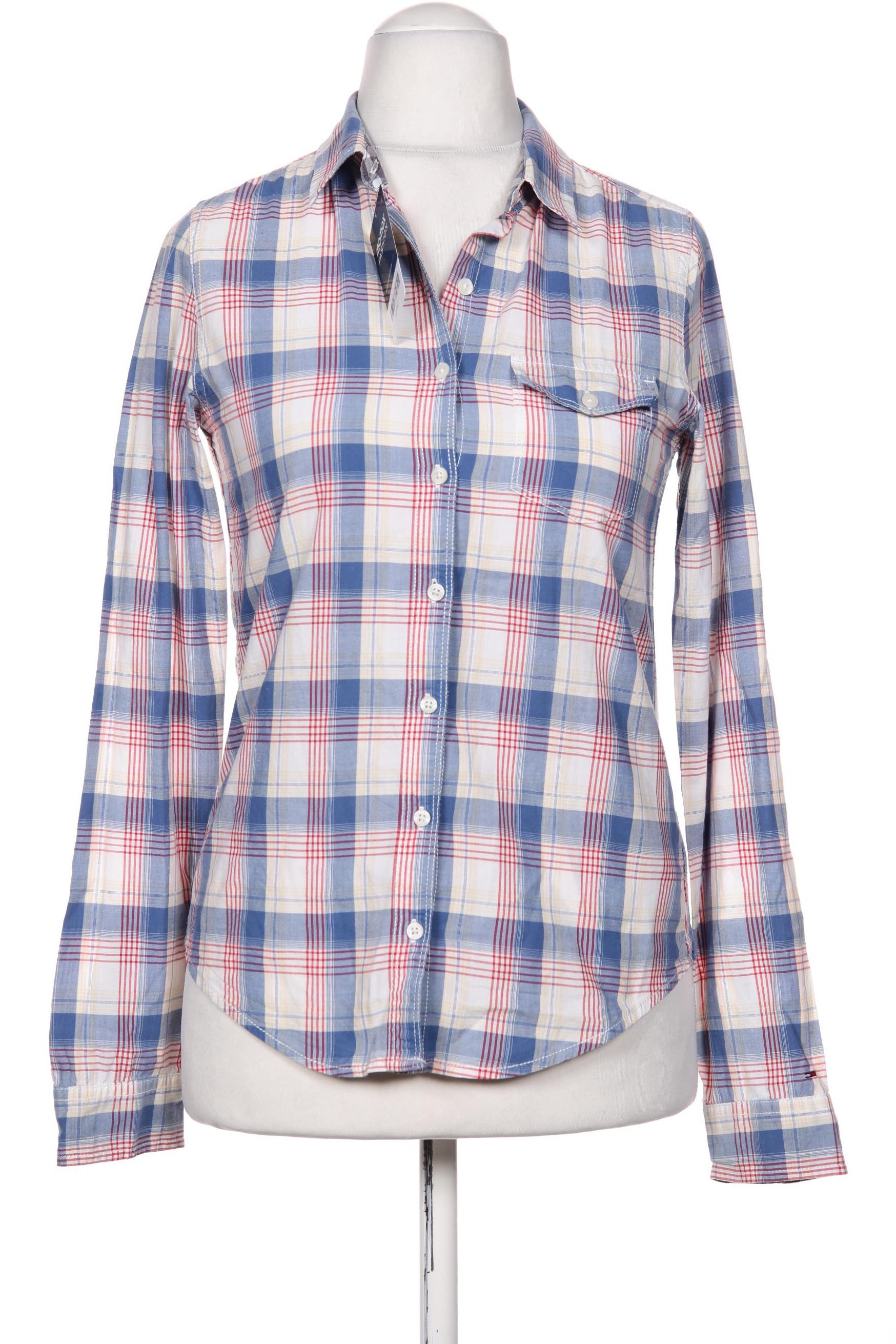 

Hilfiger Denim Damen Bluse, blau, Gr. 36