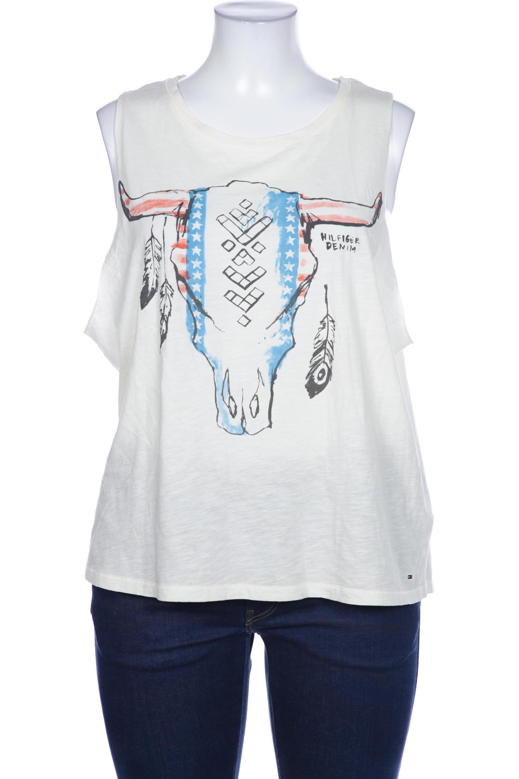 

HILFIGER DENIM Damen Top, cremeweiß