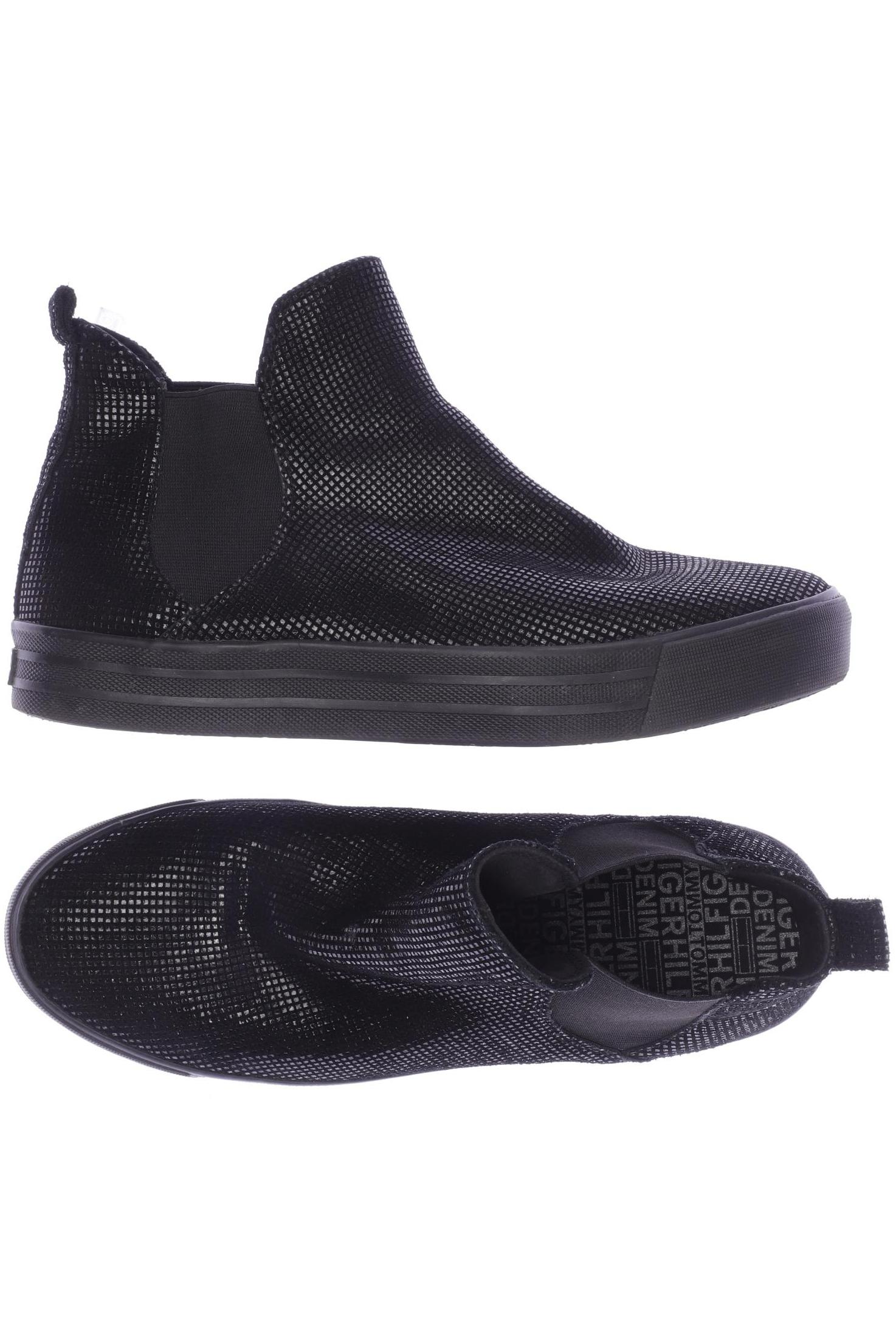 

HILFIGER DENIM Damen Stiefelette, schwarz