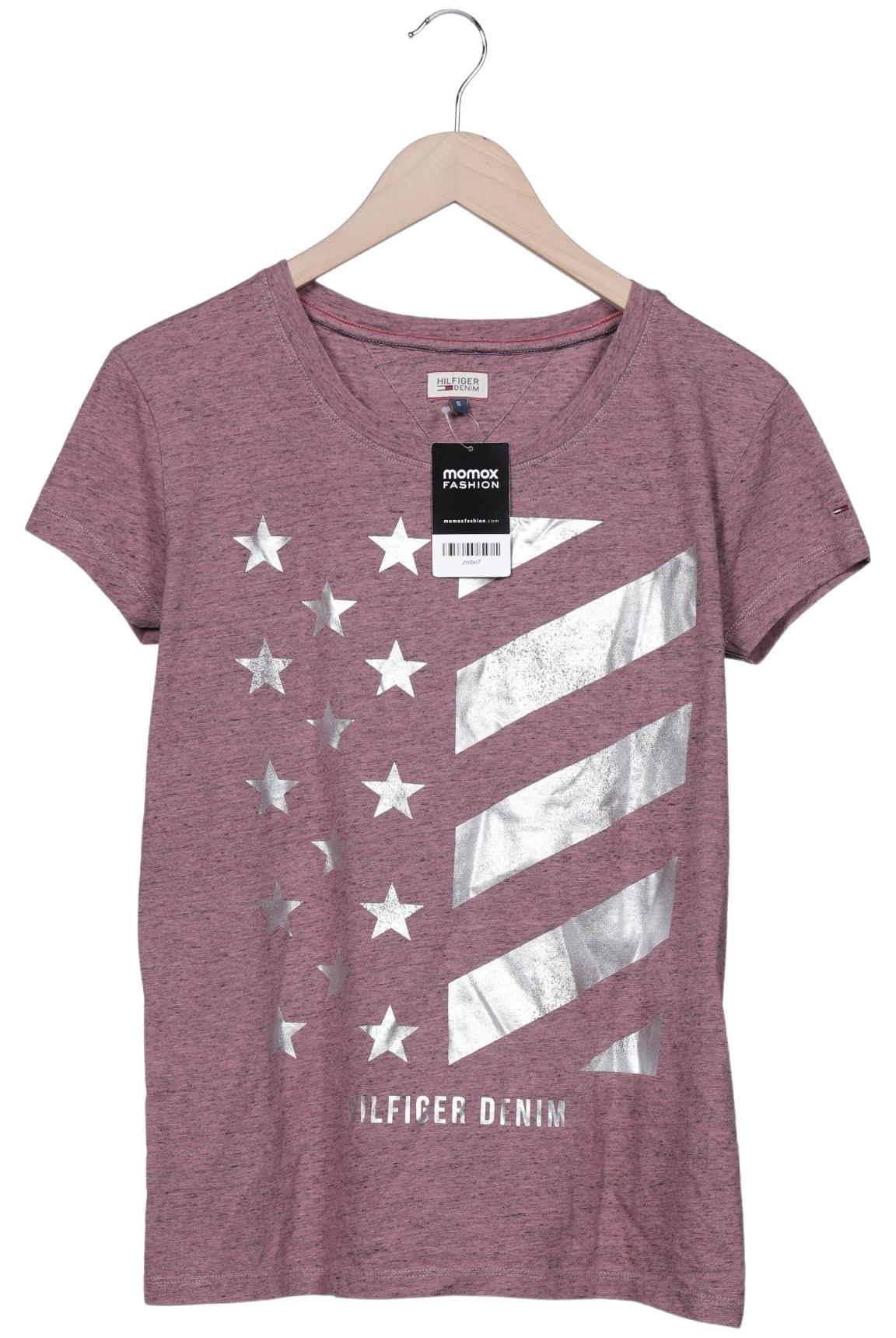 

Hilfiger Denim Damen T-Shirt, bordeaux, Gr. 36