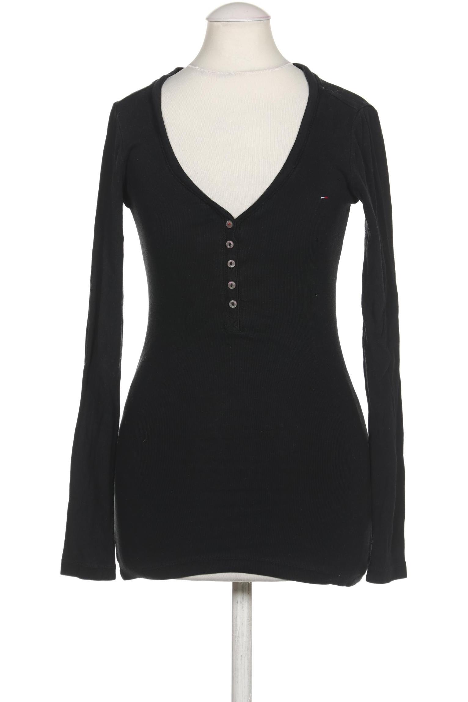 

HILFIGER DENIM Damen Langarmshirt, schwarz