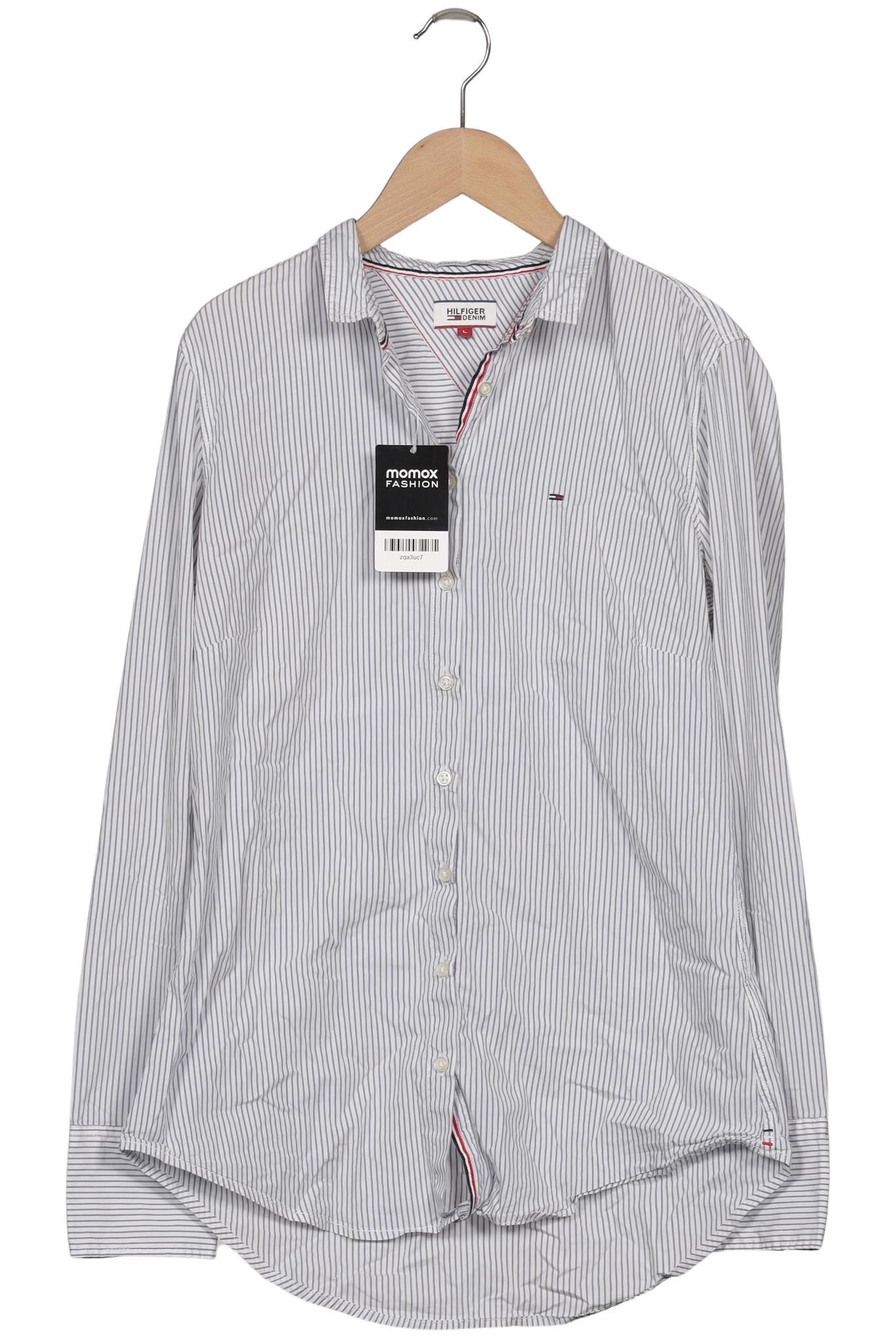 

Hilfiger Denim Damen Bluse, hellblau, Gr. 42