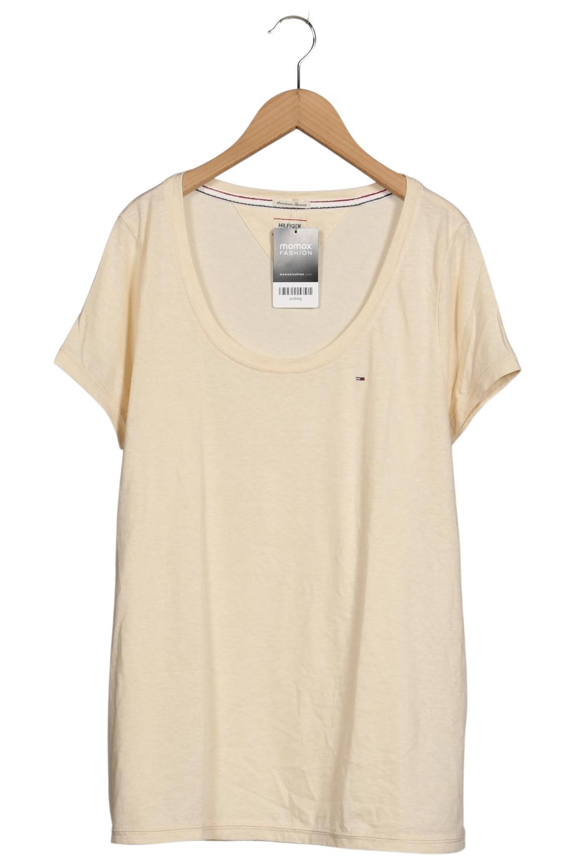 

Hilfiger Denim Damen T-Shirt, cremeweiß, Gr. 44