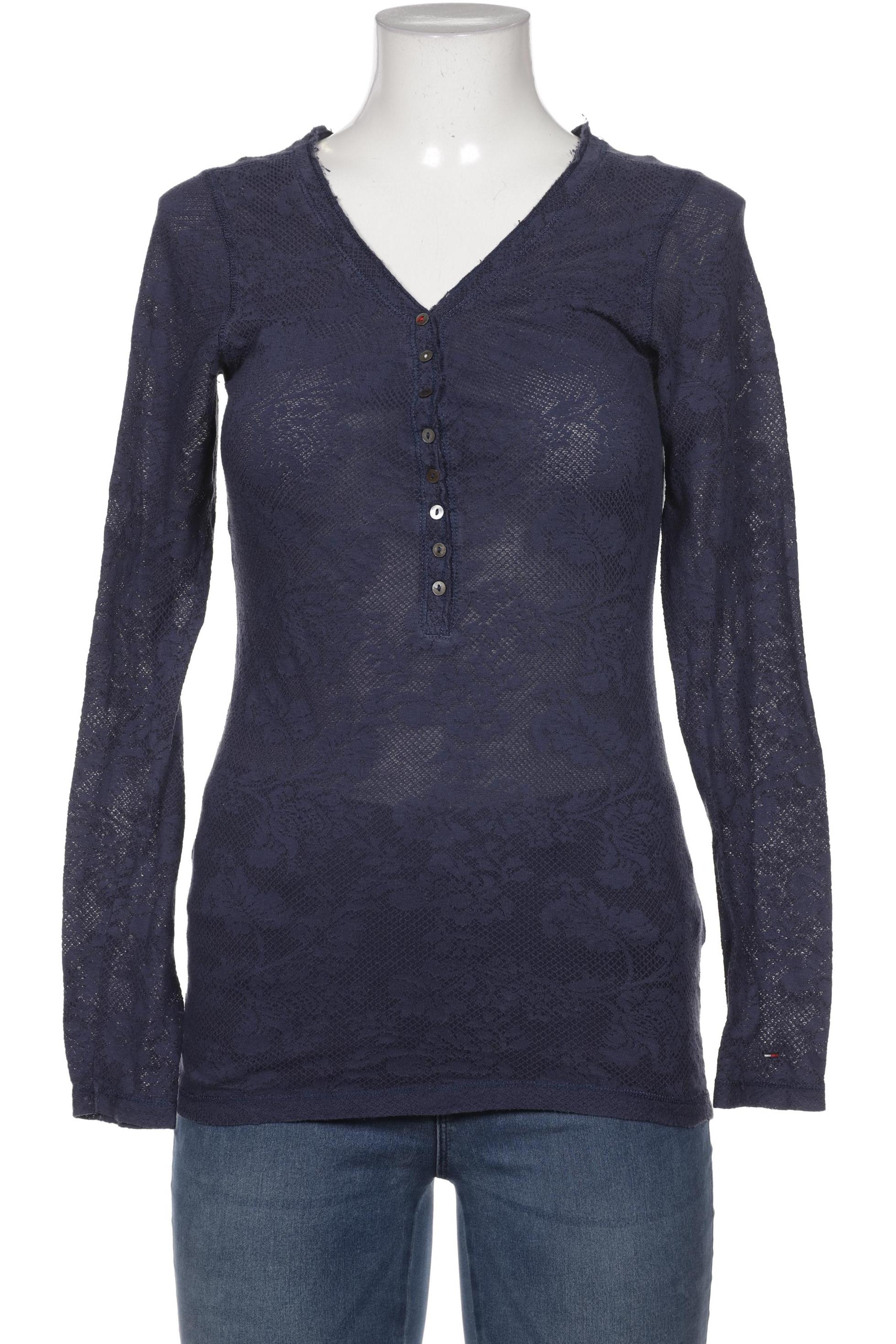 

Hilfiger Denim Damen Langarmshirt, marineblau, Gr. 42