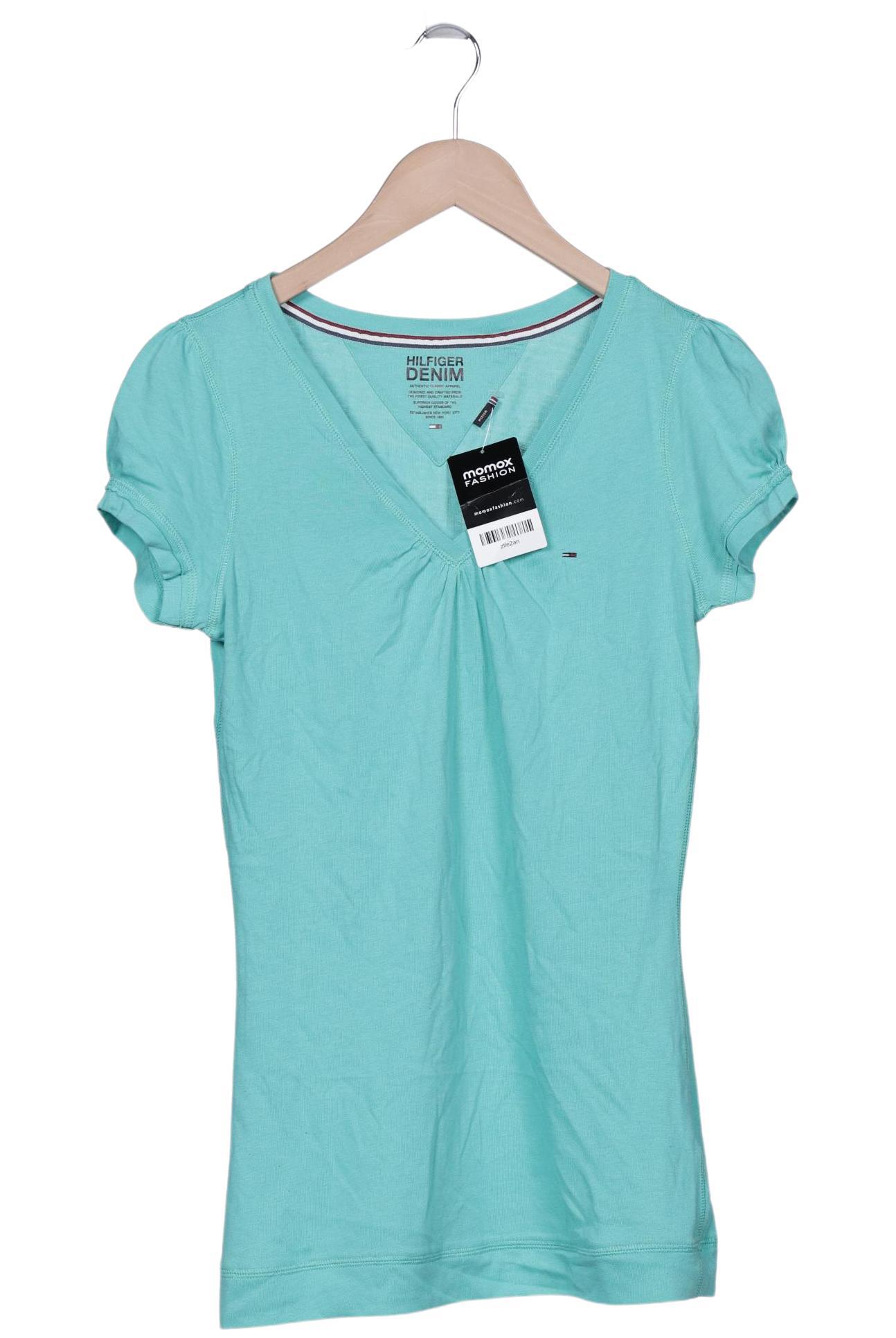 

Hilfiger Denim Damen T-Shirt, türkis, Gr. 38