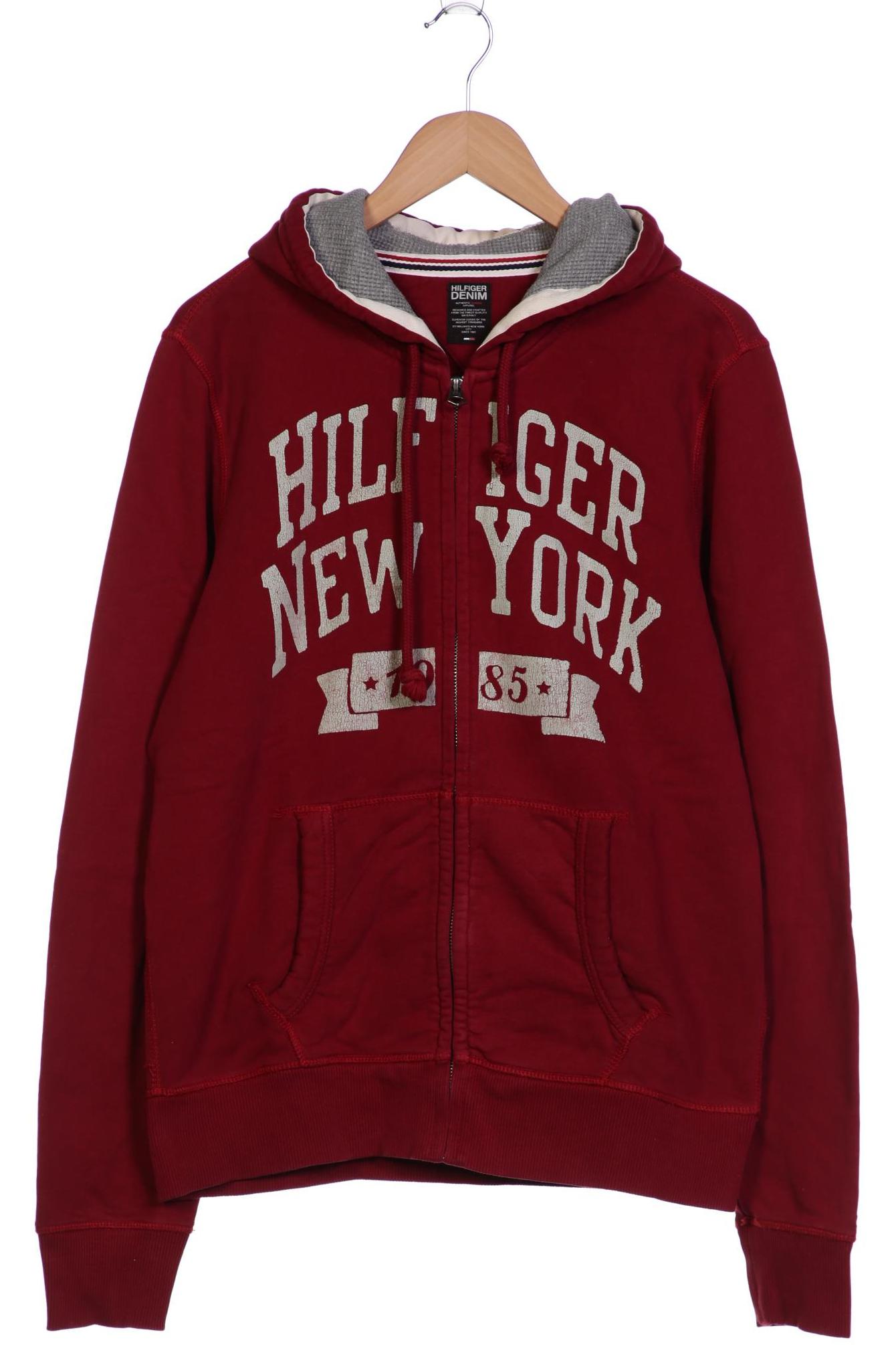 

Hilfiger Denim Herren Kapuzenpullover, bordeaux, Gr. 52