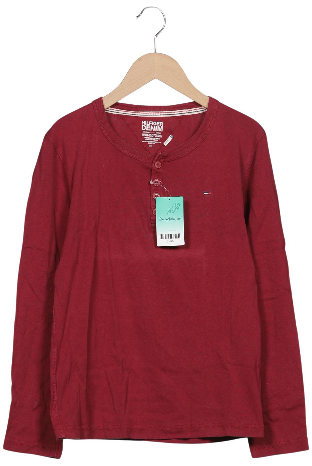 Thumbnail - Hilfiger Denim Herren Langarmshirt, bordeaux, Gr. 48