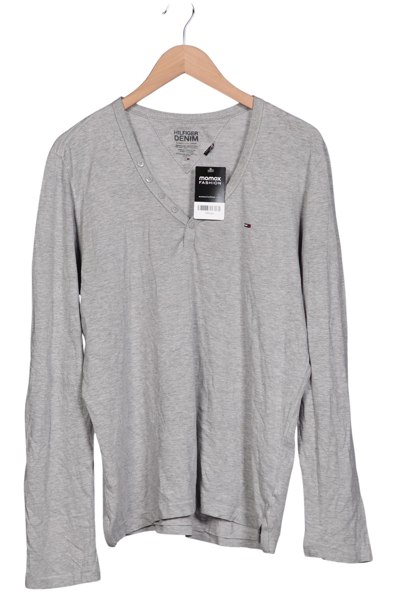 

Hilfiger Denim Herren Langarmshirt, grau, Gr. 52