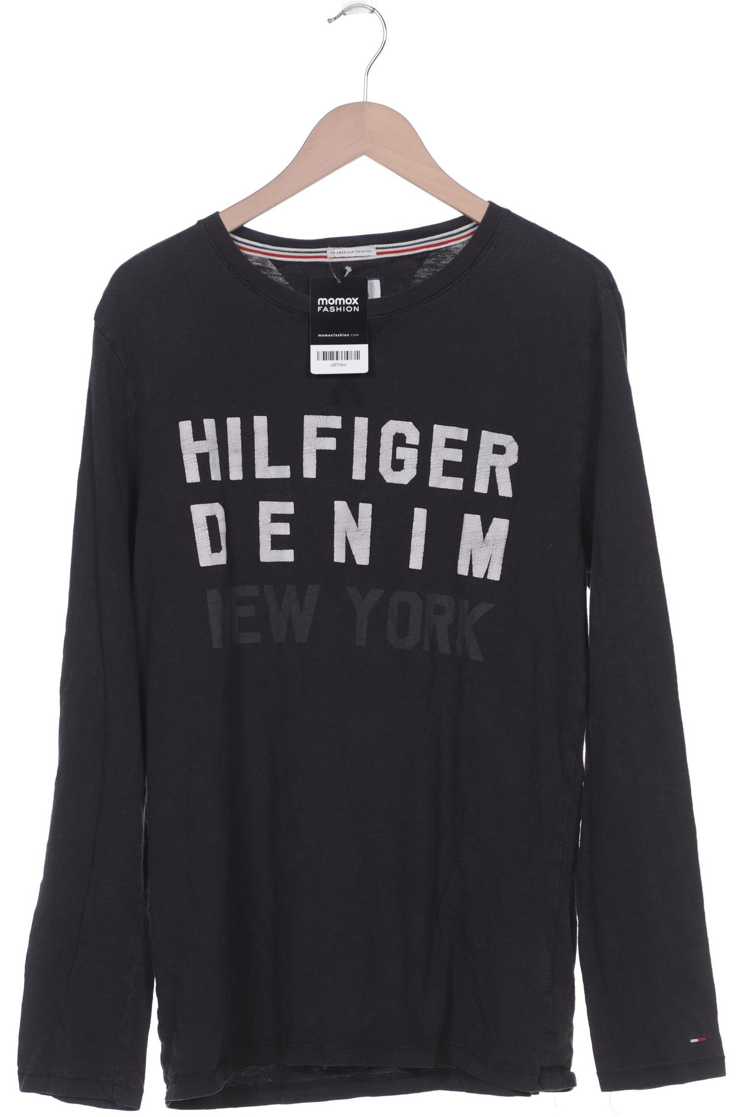

Hilfiger Denim Herren Langarmshirt, grau, Gr. 54