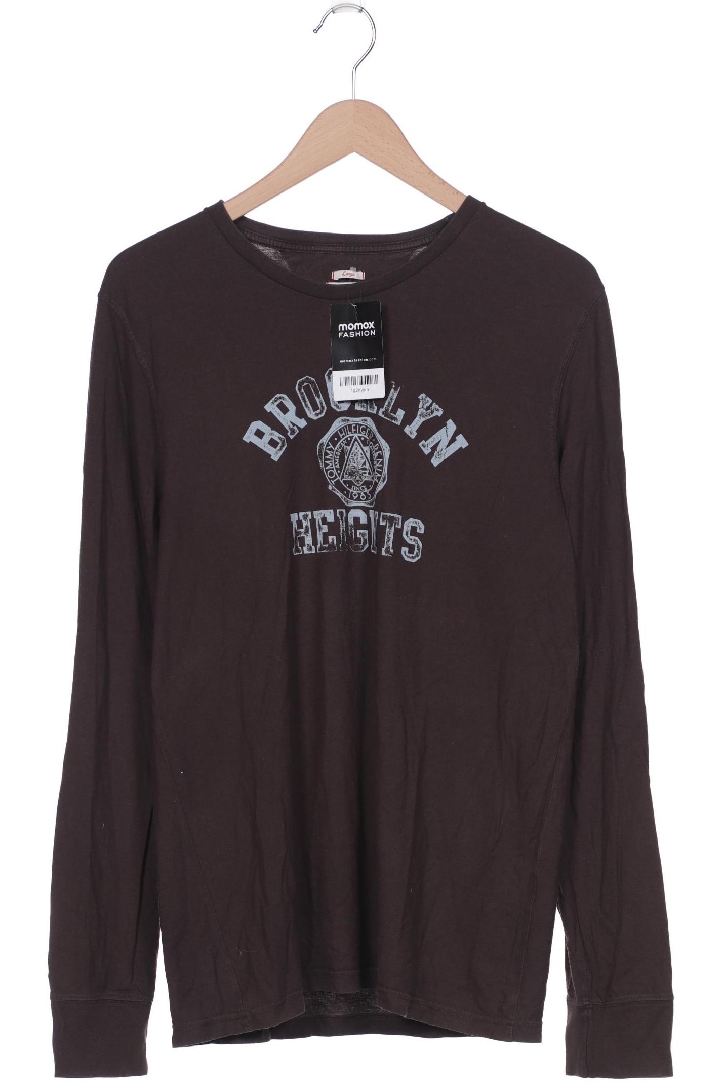 

HILFIGER DENIM Herren Langarmshirt, braun