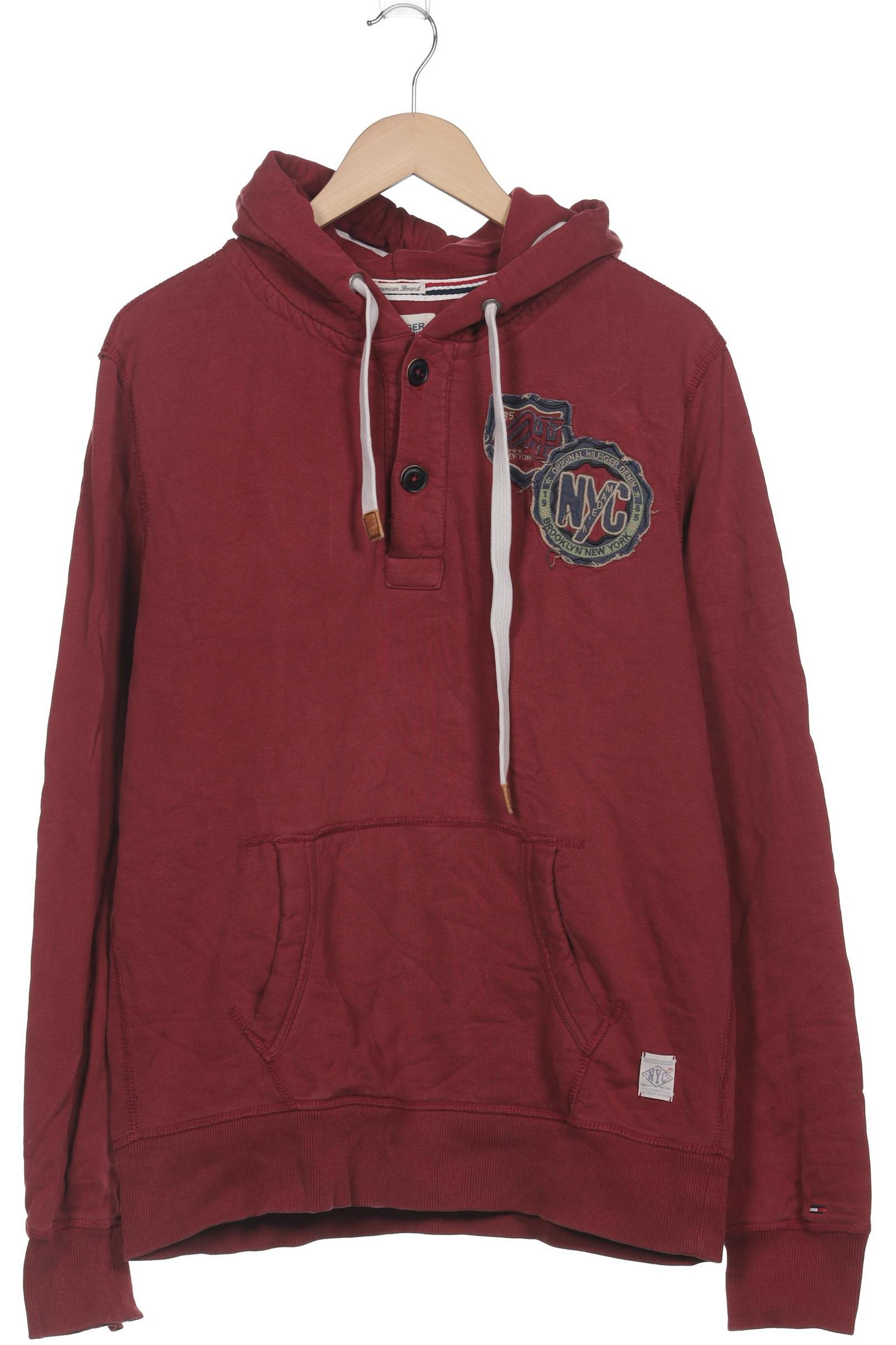 

Hilfiger Denim Herren Kapuzenpullover, bordeaux, Gr. 52